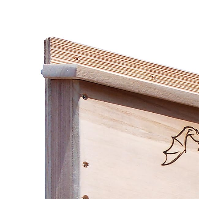 BestNest Single-Chamber Bat House for 85 Bats - Natural Mosquito Control & Eco-Friendly Garden Habitat (Outdoor Use)