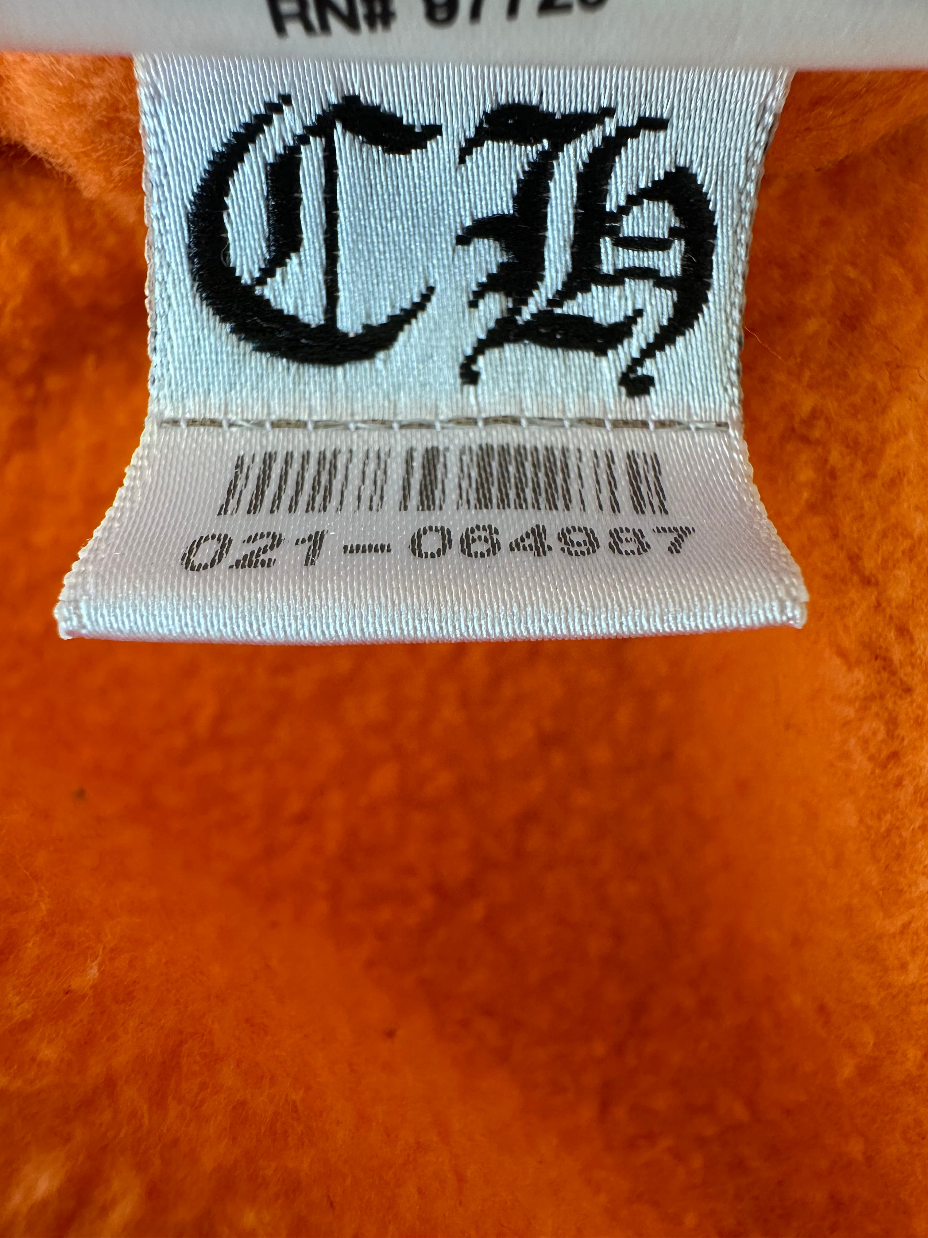 Chrome Hearts x Off-White Virgil Signed Orange & Black Scroll Logo Hoodie - Limited Edition Streetwear for Men & Women | Perfect for Urban Fashion, Street Style & Collector's Wardrobe