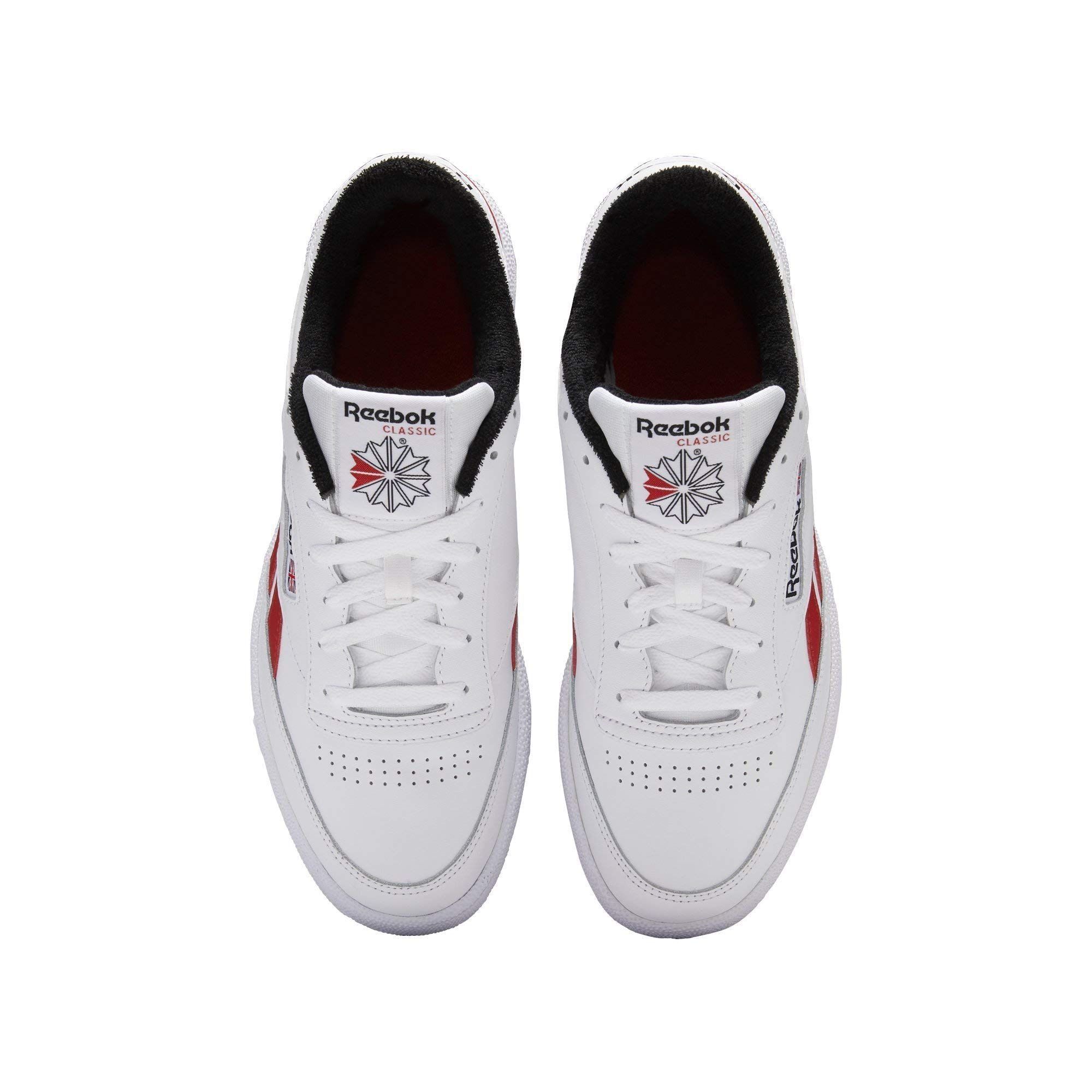 Reebok Men's Club C Revenge Mu Gymnastics Shoes - Classic White Leather Sneakers for Men | Comfortable & Durable Training Shoes for Gym, Workouts & Casual Wear