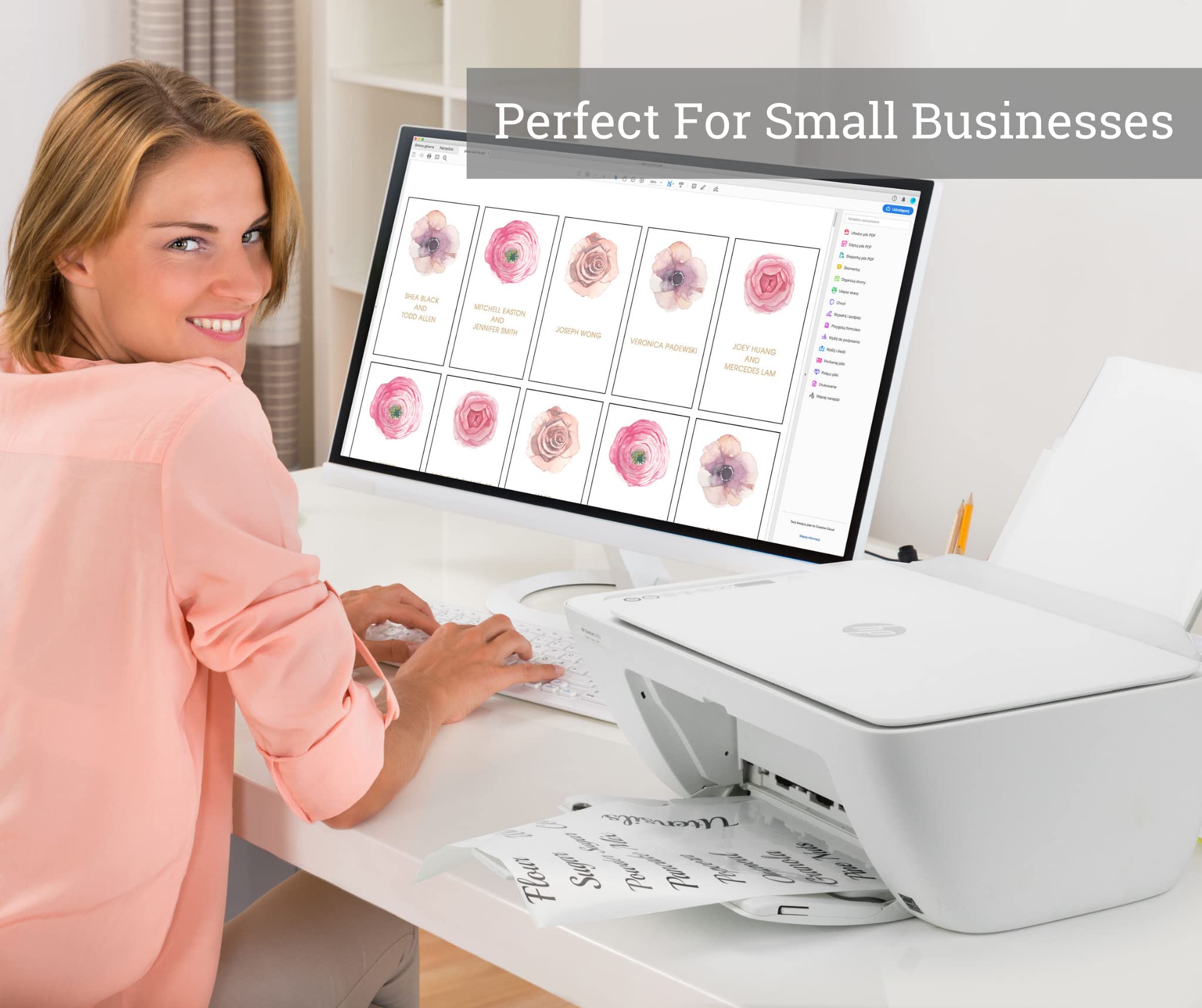 Premium Printable Vinyl Sticker Paper for Inkjet & Laser Printers - 25 Sheets Matte White Waterproof Decal Paper - Fast Drying, Vibrant Ink Retention - Perfect for Cricut Crafts, DIY Labels, Laptop Decals & Scrapbooking Projects