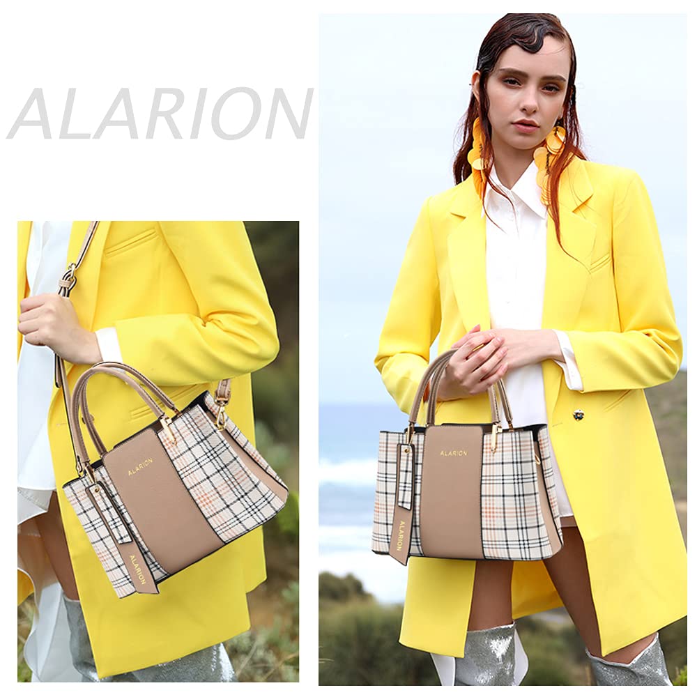 ALARION Women's Shoulder Bag - Stylish Satchel Purse for Work & Travel