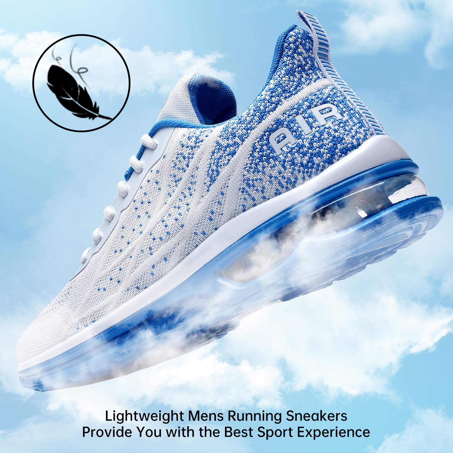 MEHOTO Men's Air Running Sneakers - Lightweight Athletic Shoes for Jogging, Gym, Fitness & Walking | Breathable Comfort for Sports & Daily Wear