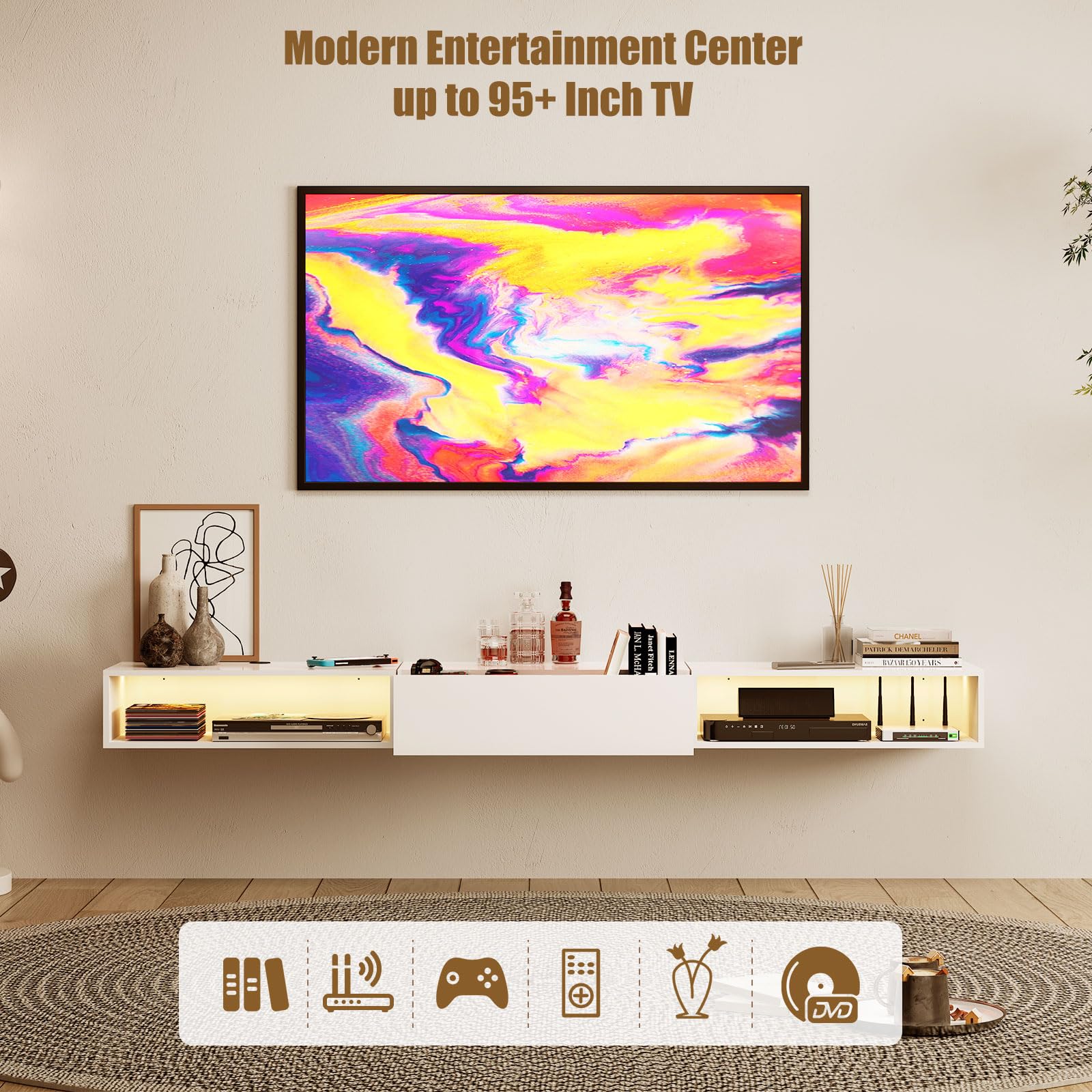 Modern Floating TV Stand 88