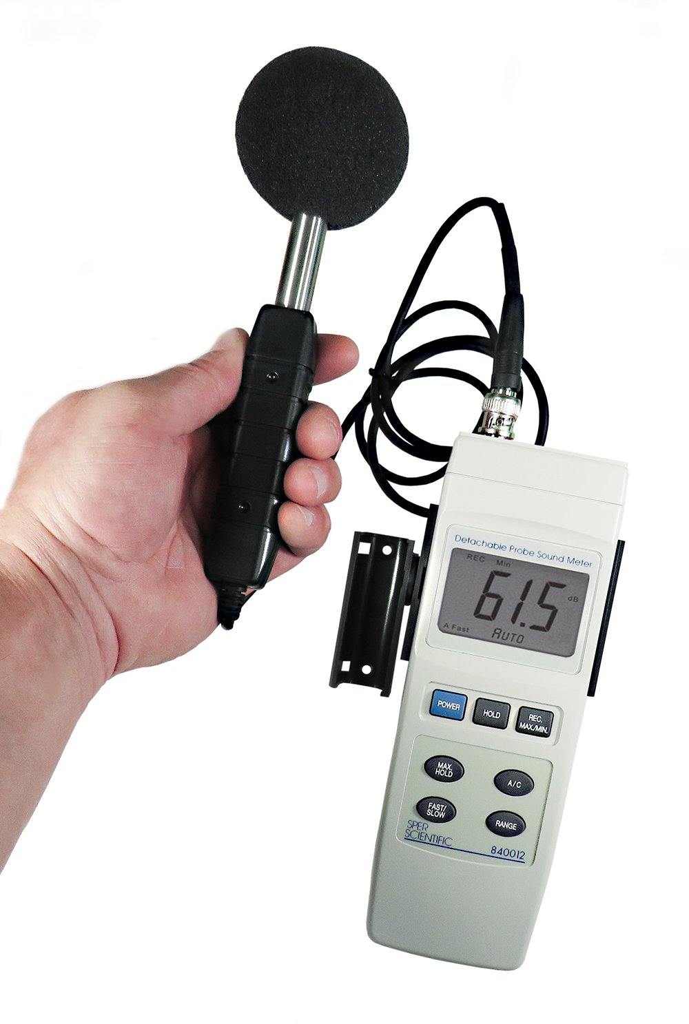 Digital Sound Level Meter with Detachable Probe - Professional Noise Decibel Tester for Home, Office, and Industrial Use
