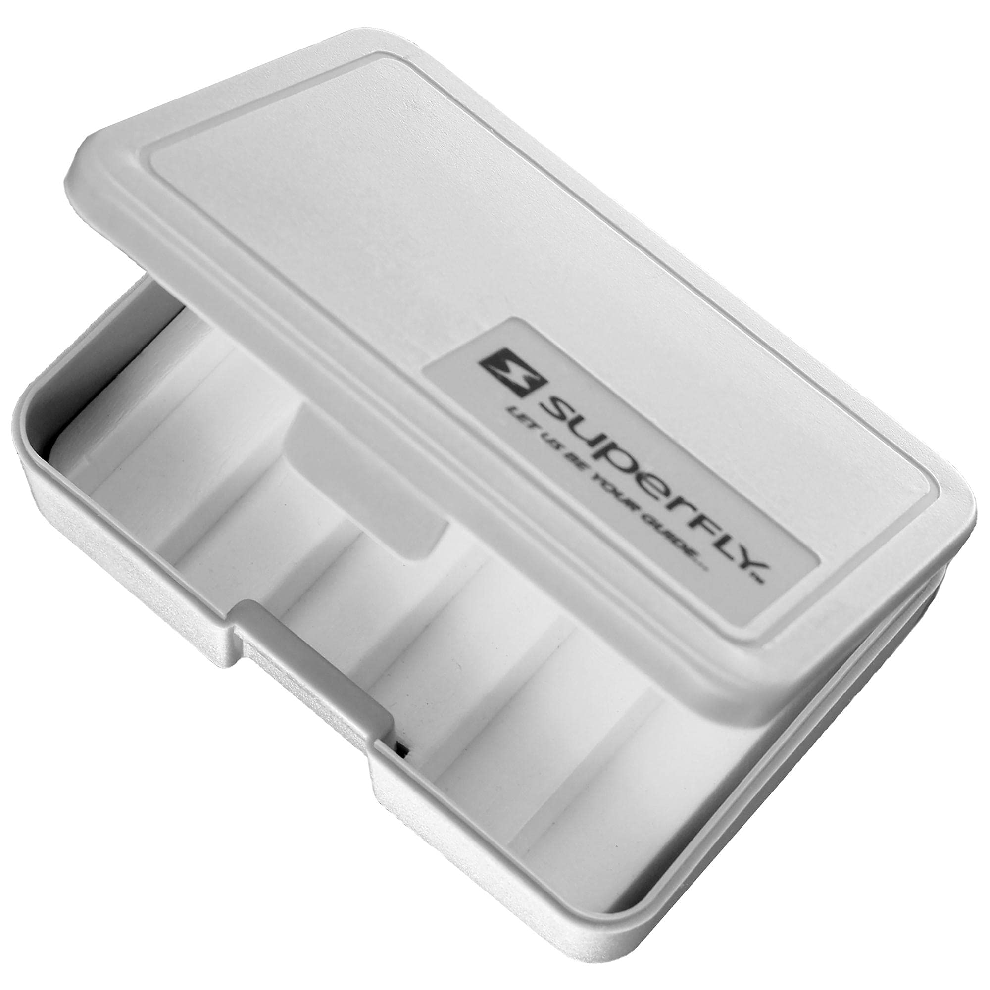 Superfly Flat Ripple Fly Box - Premium Fly Fishing Tackle Storage for Trout & Bass - Compact Waterproof Fly Organizer for Stream, Lake & Saltwater Fishing
