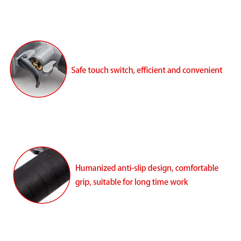 Pneumatic Nail Puller - Heavy Duty Air Nail Remover Tool for Wood Planks (1.7-3.5mm) with 0.45-0.75Mpa Pressure - Perfect for Woodworking, Demolition, and DIY Home Renovation Projects