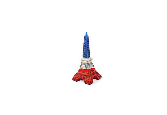 P.L.A.Y. Totally Touristy Squeaky Plush Dog Toy - Eiffel Tower Design for Small & Medium Dogs | Fun Interactive Chew Toy for Playtime & Travel