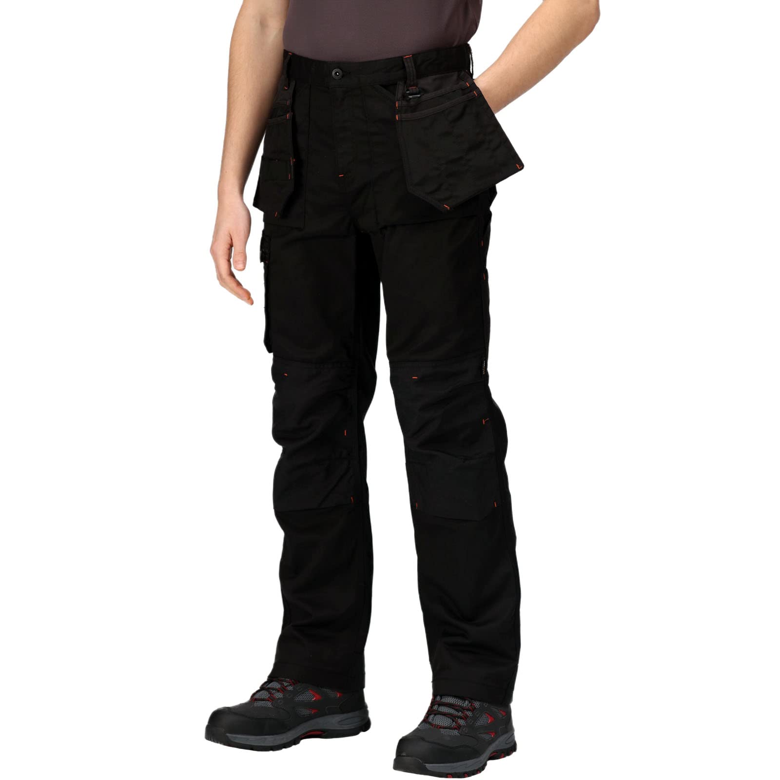Regatta Men's Incursion Work Trousers - Durable & Comfortable Work Pants for Construction, Hiking & Outdoor Activities
