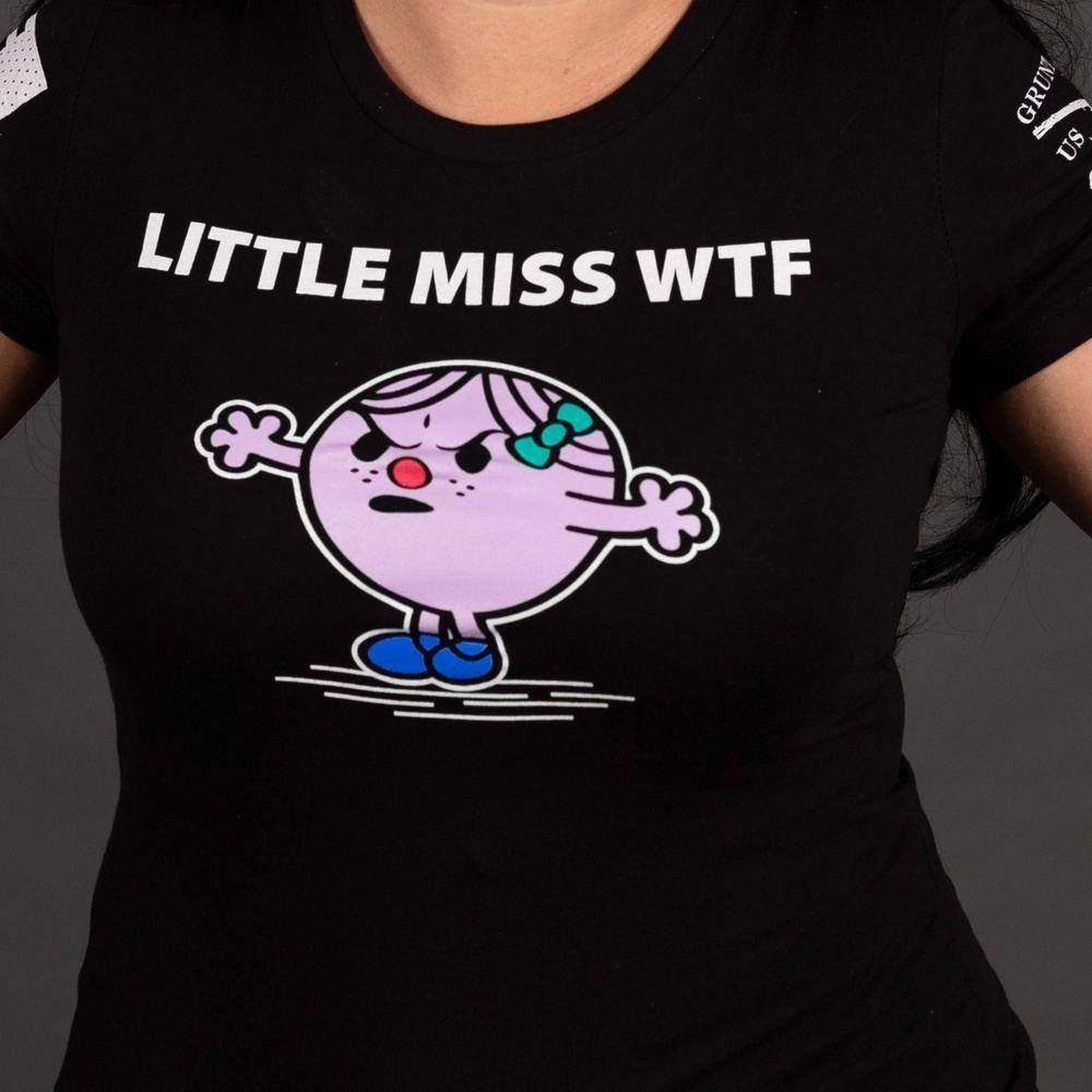 WTF Slim Fit Women's T-Shirt - Black | Casual & Comfortable Cotton Tee for Everyday Wear
