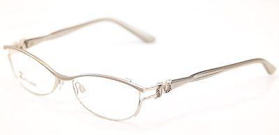 John Galliano JG5007 057 Eyeglasses Frame - Metal & Plastic Silver Rimmed Glasses | Made in Italy | 54-16-135 Measurements | Perfect for Business, Reading & Fashion Accessories