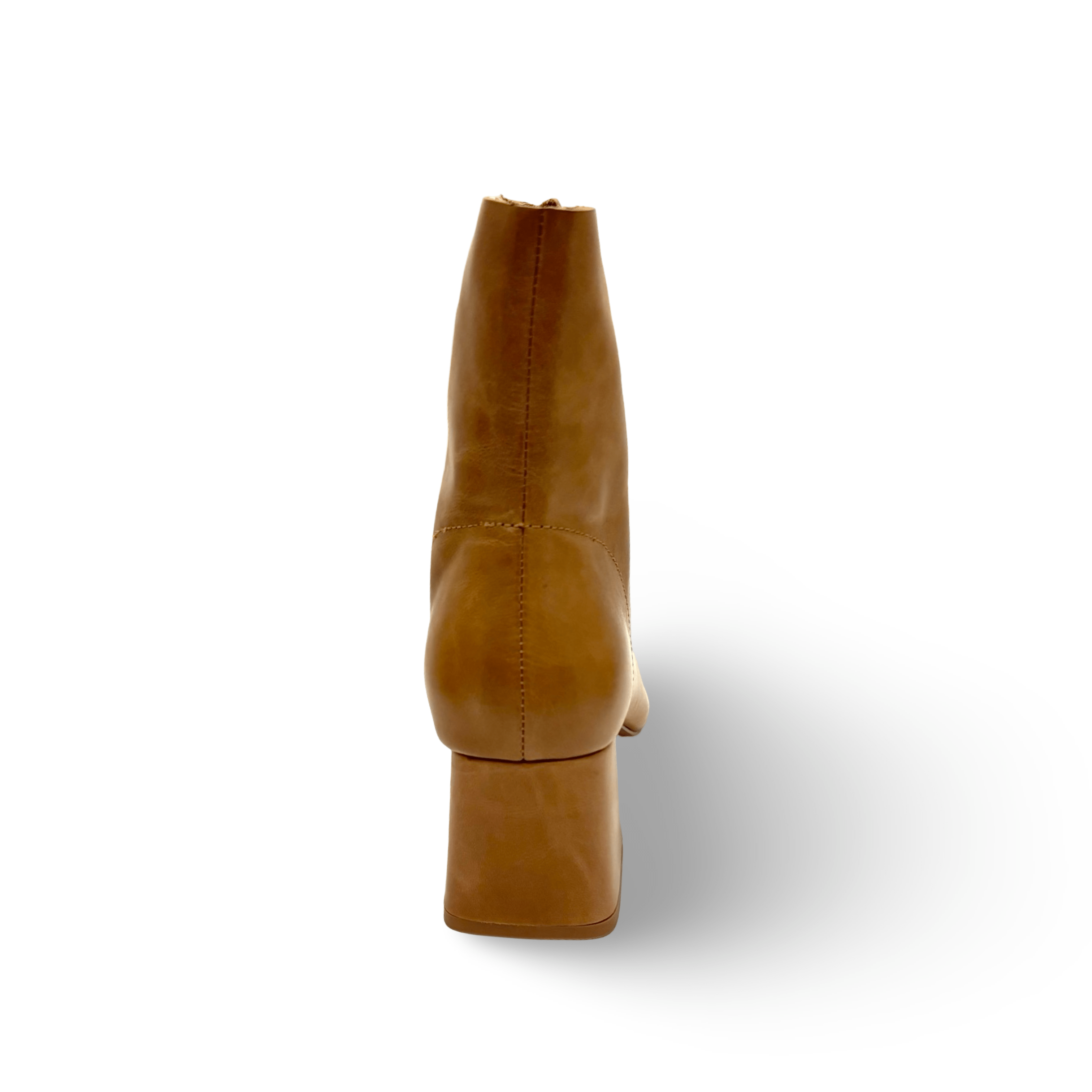 Vella Tan Front Zipper Boots for Women - Stylish Ankle Boots with Comfortable Cushioning | Perfect for Fall, Winter & Casual Outfits