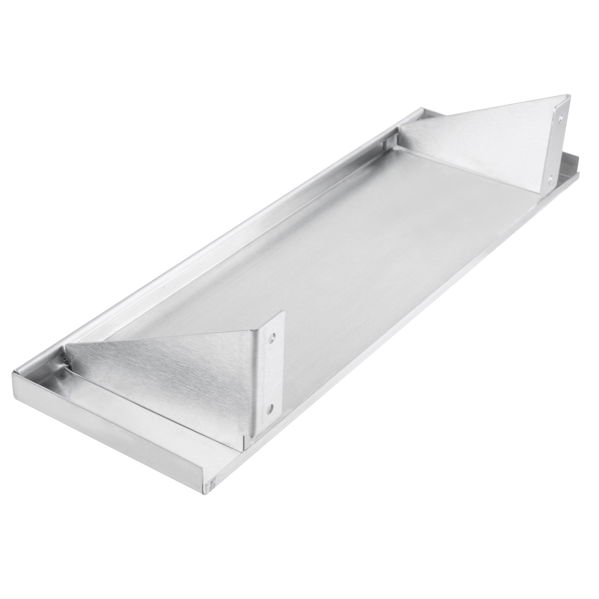 Bobrick B295 Satin Surface Mounted Shelf - Durable Stainless Steel Bathroom Shelf for Home & Commercial Use | Perfect for Towels, Toiletries & Decor in Bathrooms, Kitchens & Offices