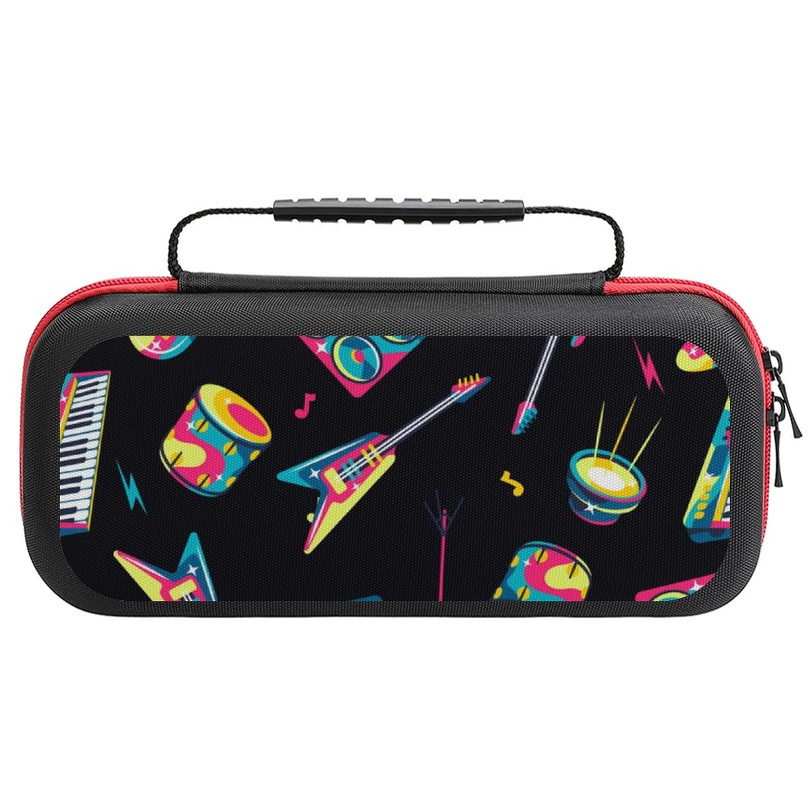 FunnyStar Guitar Carrying Case for Nintendo Switch - Protective Storage Bag for Musical Instruments & Gaming Console - Perfect for Travel, School, and Outdoor Performances