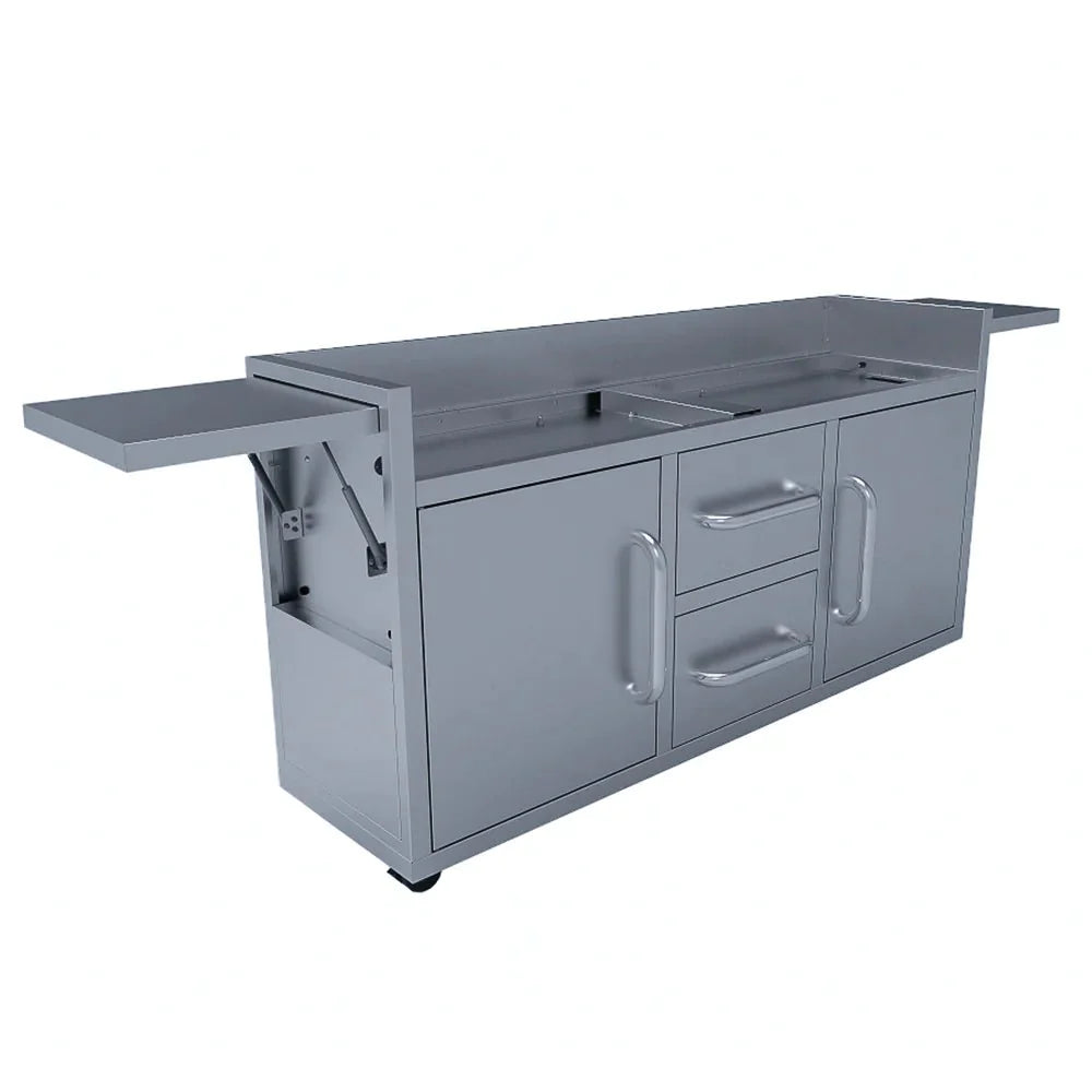 Le Griddle Freestanding Cart for 60 Gas Griddles | Heavy-Duty Commercial Kitchen Cart | Perfect for Restaurants, Food Trucks & Outdoor Cooking | GFCART160