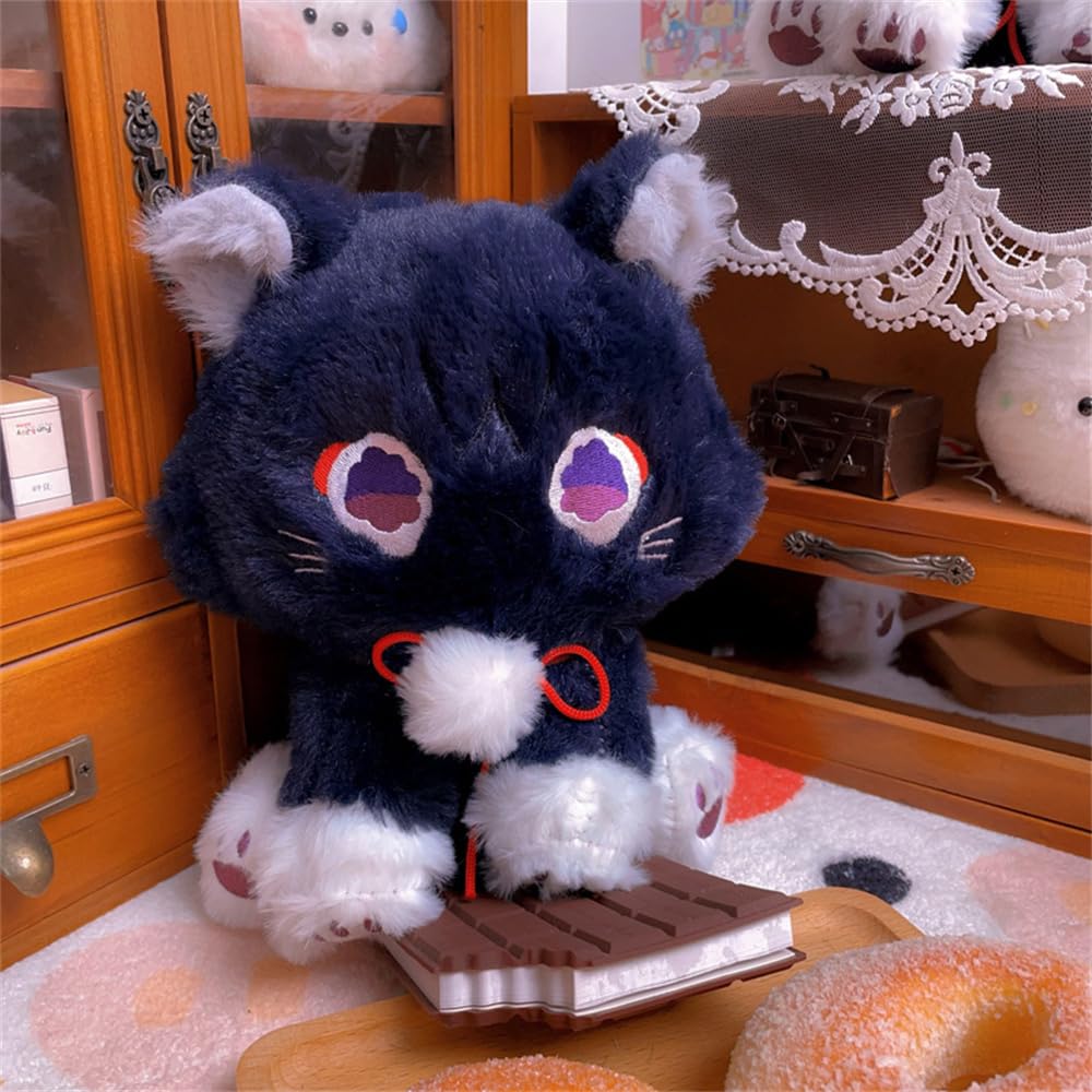 20cm Anime Cat Plush Scaramouche Stuffed Animal - Cute Soft Kawaii Plushie Toy, Perfect Gift for Kids, Christmas Present, Birthday Surprise | Great for Bedroom Decor, Cuddling & Anime Collections