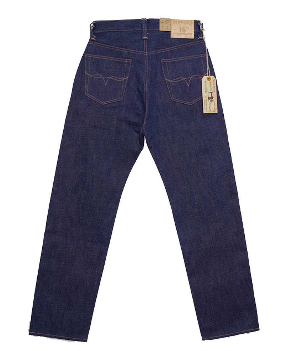 16oz Regular Fit Selvage Denim Jeans for Men - Vintage Rigid Raw Denim Pants | Durable Workwear & Casual Style for Everyday Wear