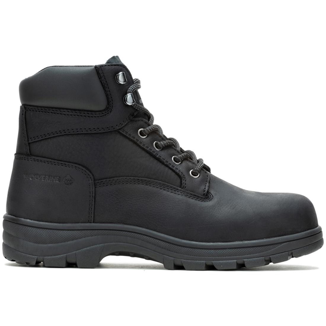 Carlsbad Waterproof Soft Toe Work Boots for Men - Black Safety Shoes for Construction, Hiking & Outdoor Work