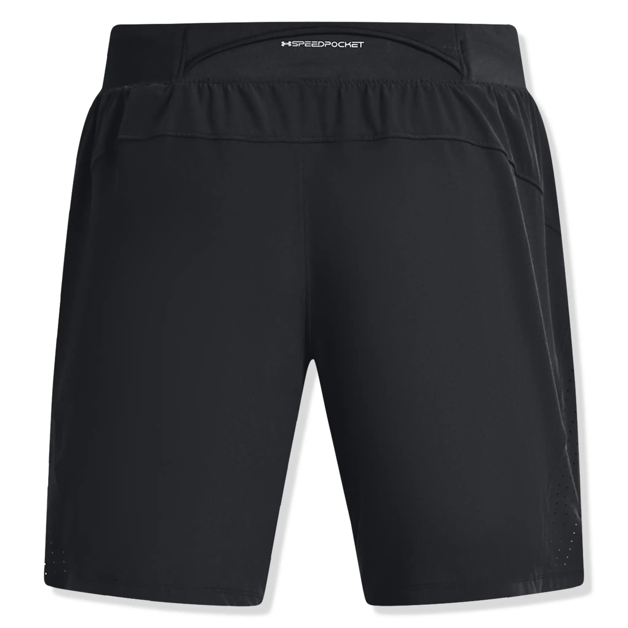 Under Armour UA Launch 7 Inch Black Running Shorts for Men - Lightweight Workout & Gym Training Shorts with Moisture-Wicking Fabric