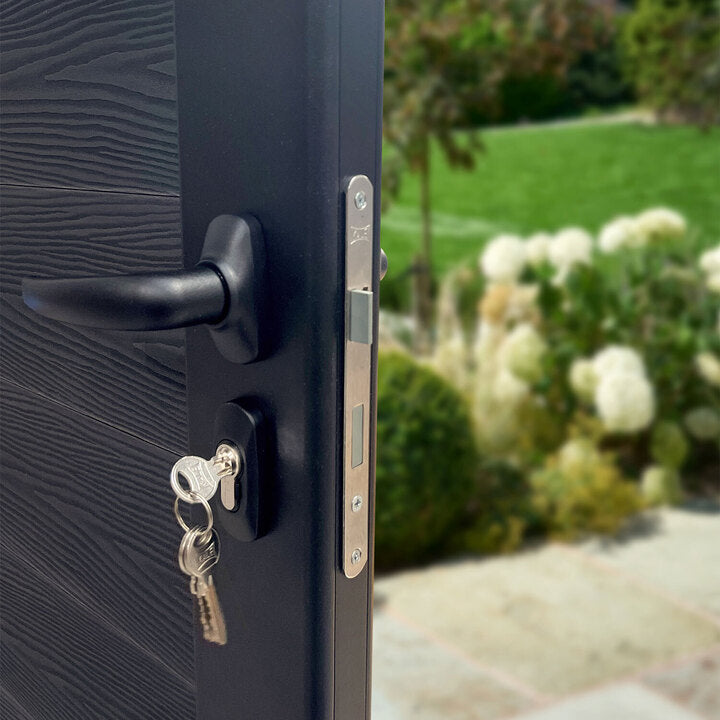 Classic Malawi Pedestrian Gate - Durable Mid Stone Design for Garden, Yard & Driveway Entrance | Outdoor Security & Decorative Fence Gate