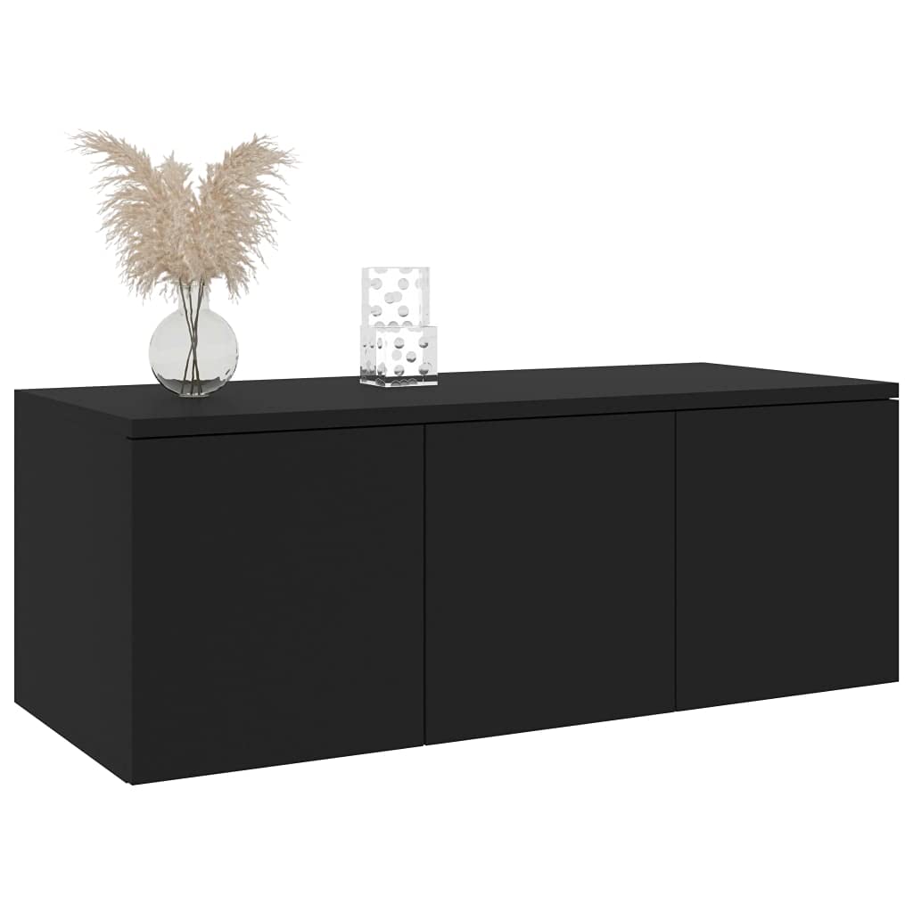 EBTOOLS TV Stand with 3 Drawers - 80 x 34 x 30 cm Modern Media Console, Entertainment Center Storage Cabinet for Living Room, Bedroom & Home Theater Setup
