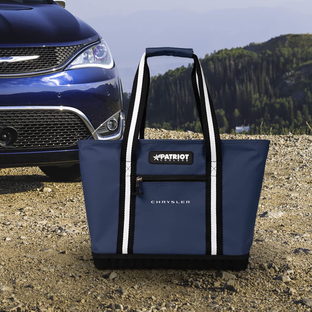 Chrysler 8 Gallon Insulated Cooler Tote Bag for Picnics, Beach, Camping & Outdoor Adventures - Leakproof & Durable
