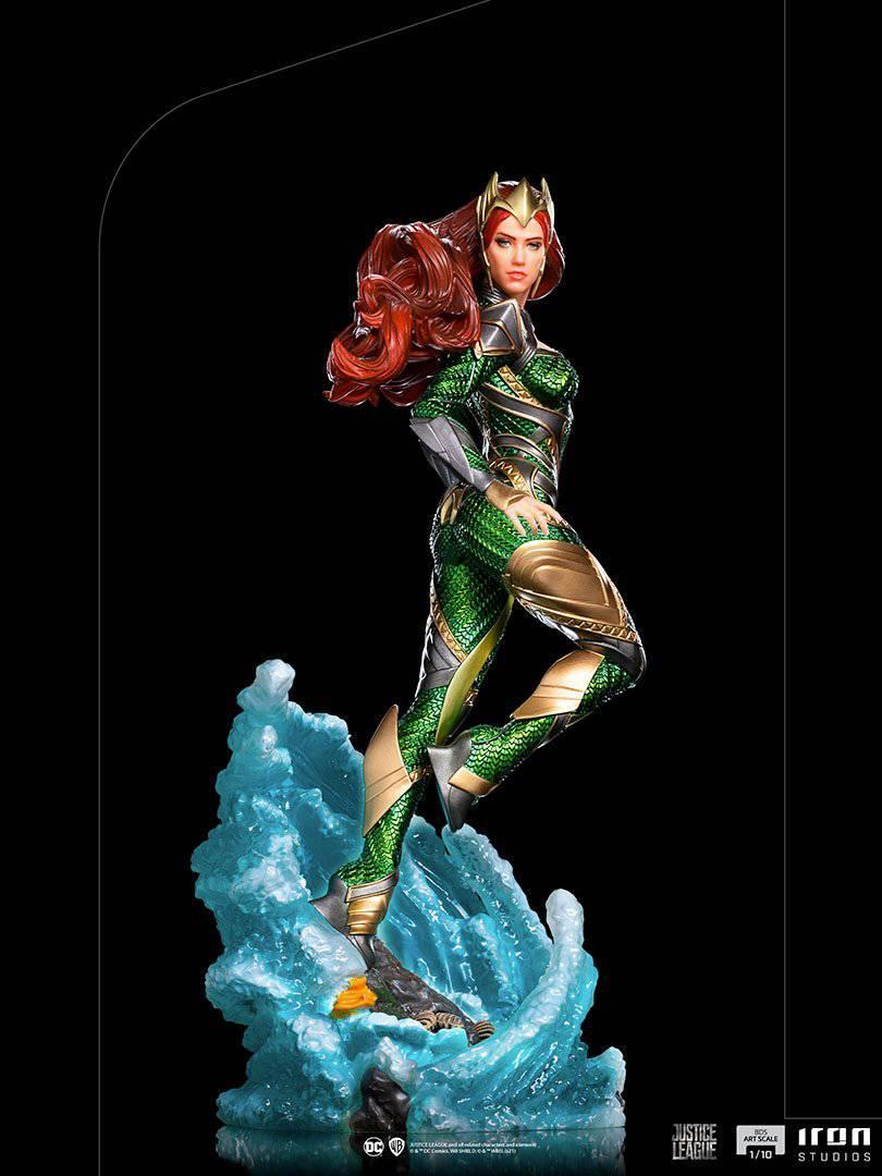 Iron Studios Zack Snyder's Justice League Mera BDS Art Scale 1/10 Statue - Premium Collectible Figure for DC Fans & Movie Memorabilia Display