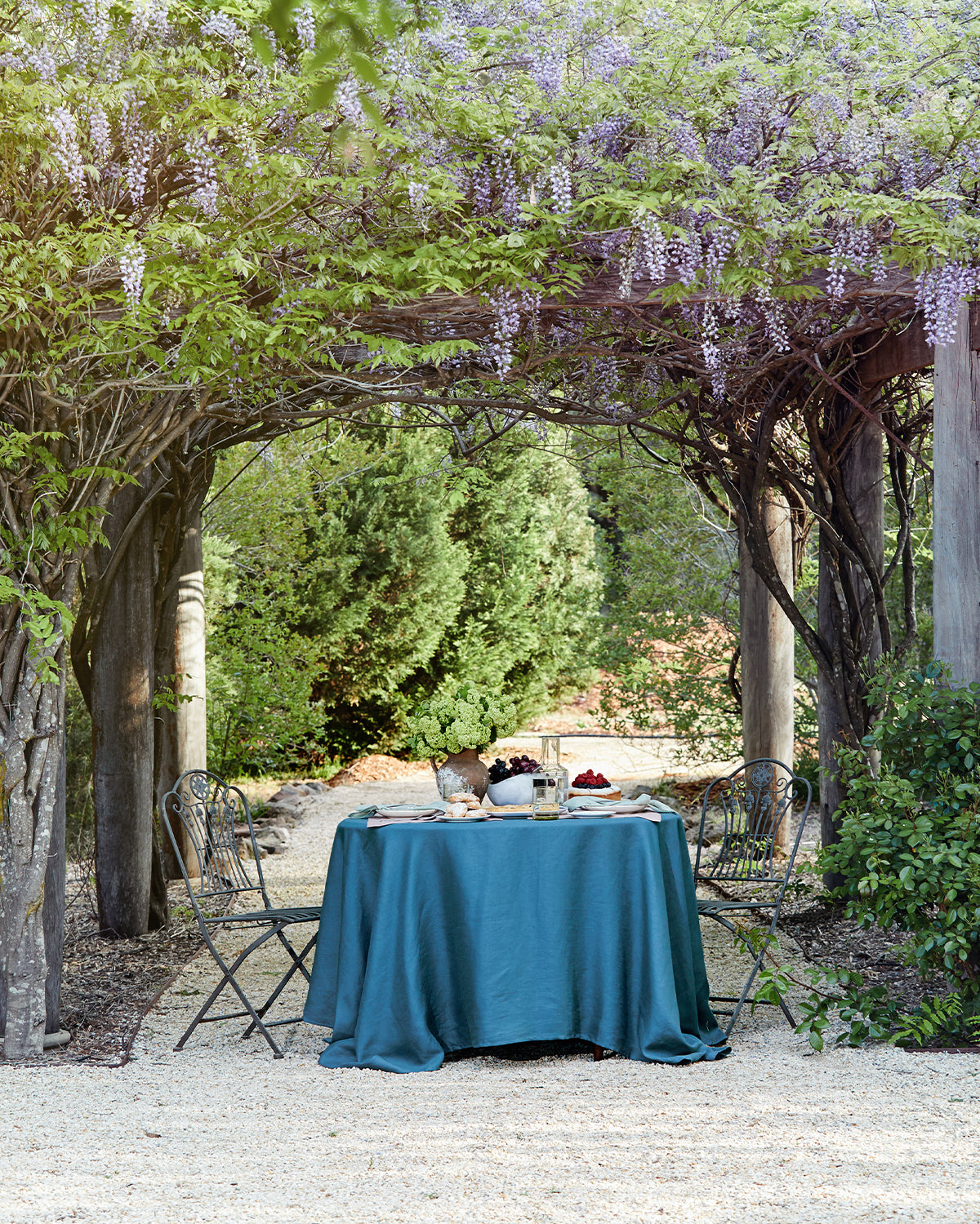 Premium 100% French Flax Linen Tablecloth - Natural & Eco-Friendly - Perfect for Dining, Weddings & Home Decor