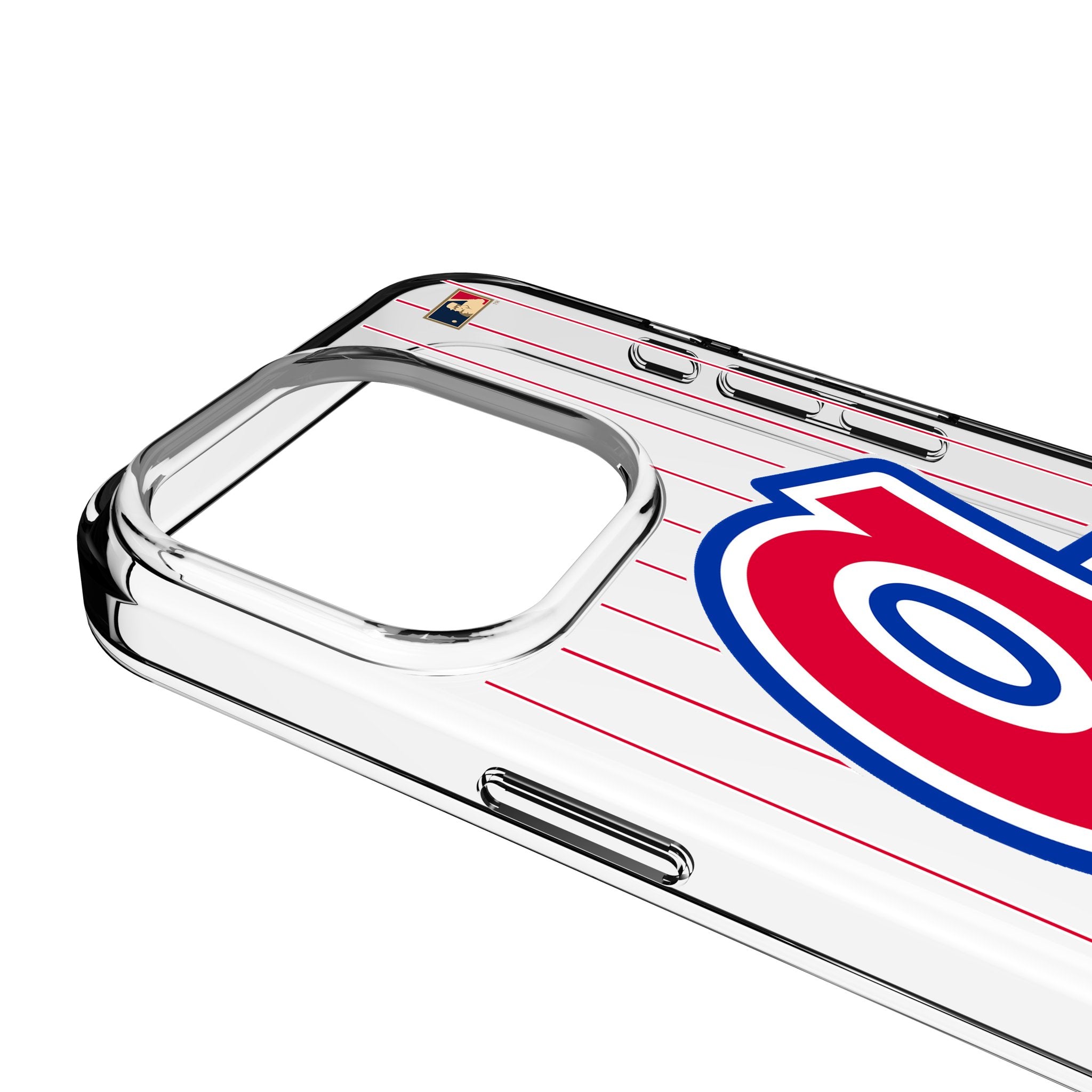 Atlanta Braves 1972-1980 Cooperstown Collection Pinstripe Clear iPhone Case - Compatible with Apple iPhone Models - Perfect for Baseball Fans & Game Days