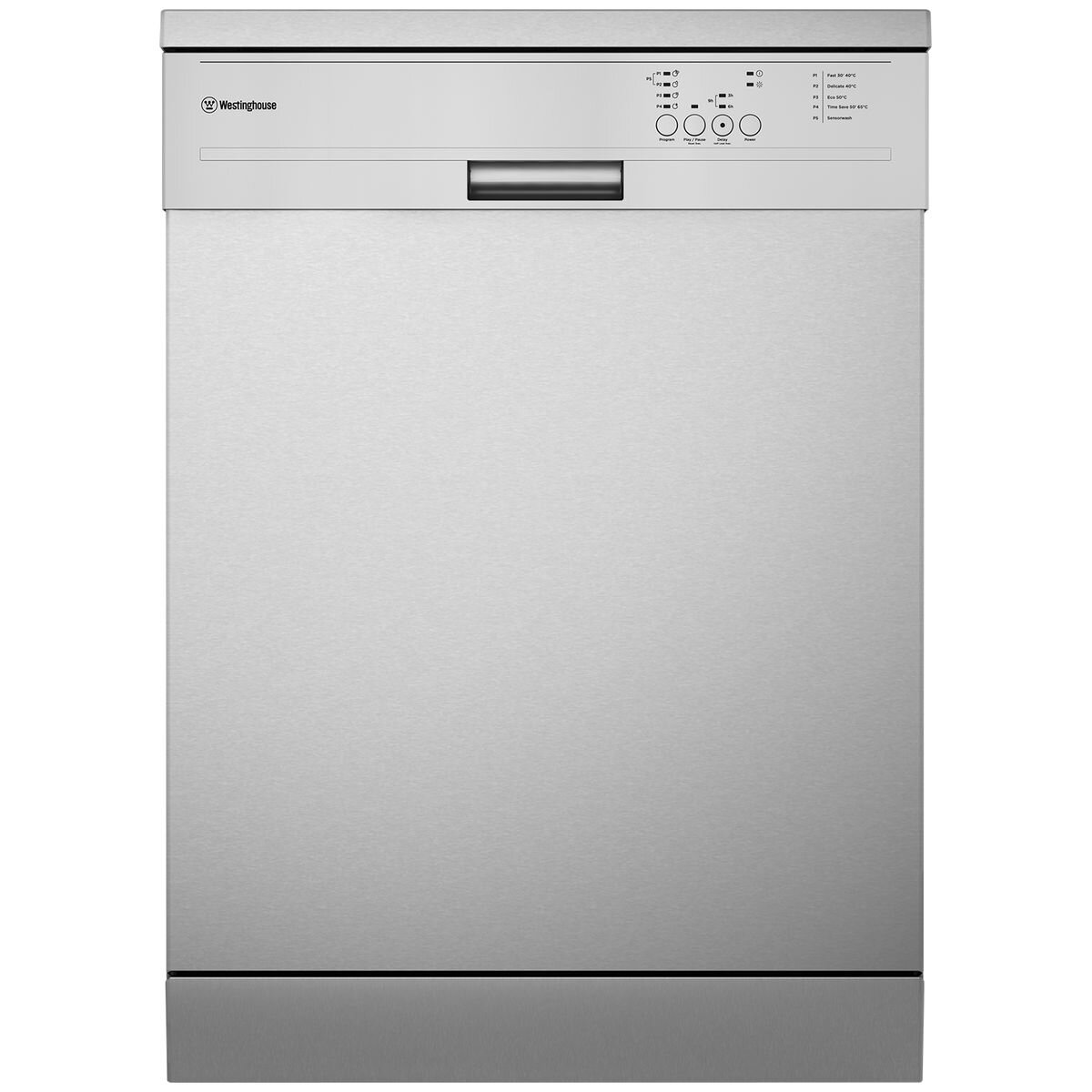 Westinghouse WSF6602XB Freestanding Dishwasher with Stainless Steel Tub & Sensor Wash - Perfect for Modern Kitchens & Large Families