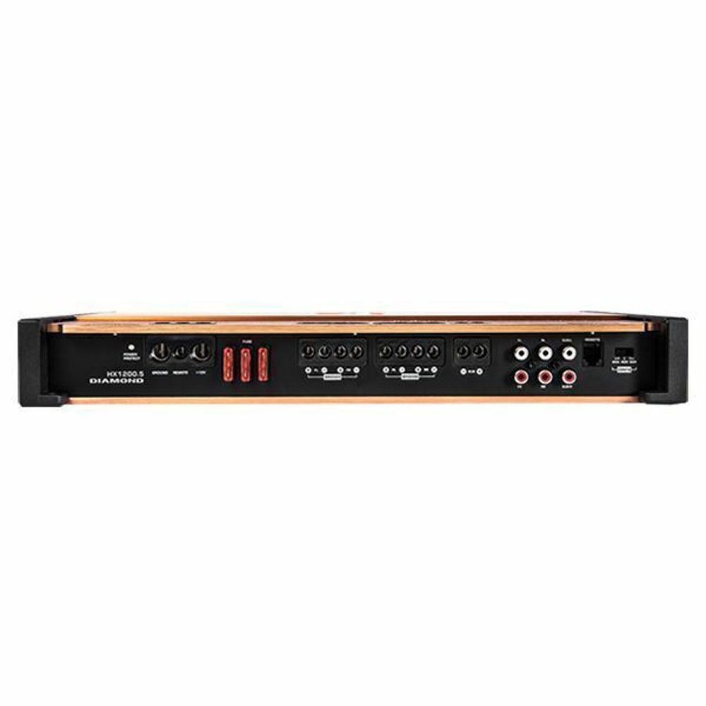 Diamond Audio HX1200.5 1200W RMS HEX Series 5-Channel Class D Car Amplifier - Premium Full Range Sound for Cars, Trucks & SUVs | Perfect for Audio Upgrades, Bass Boost & Multi-Speaker Systems