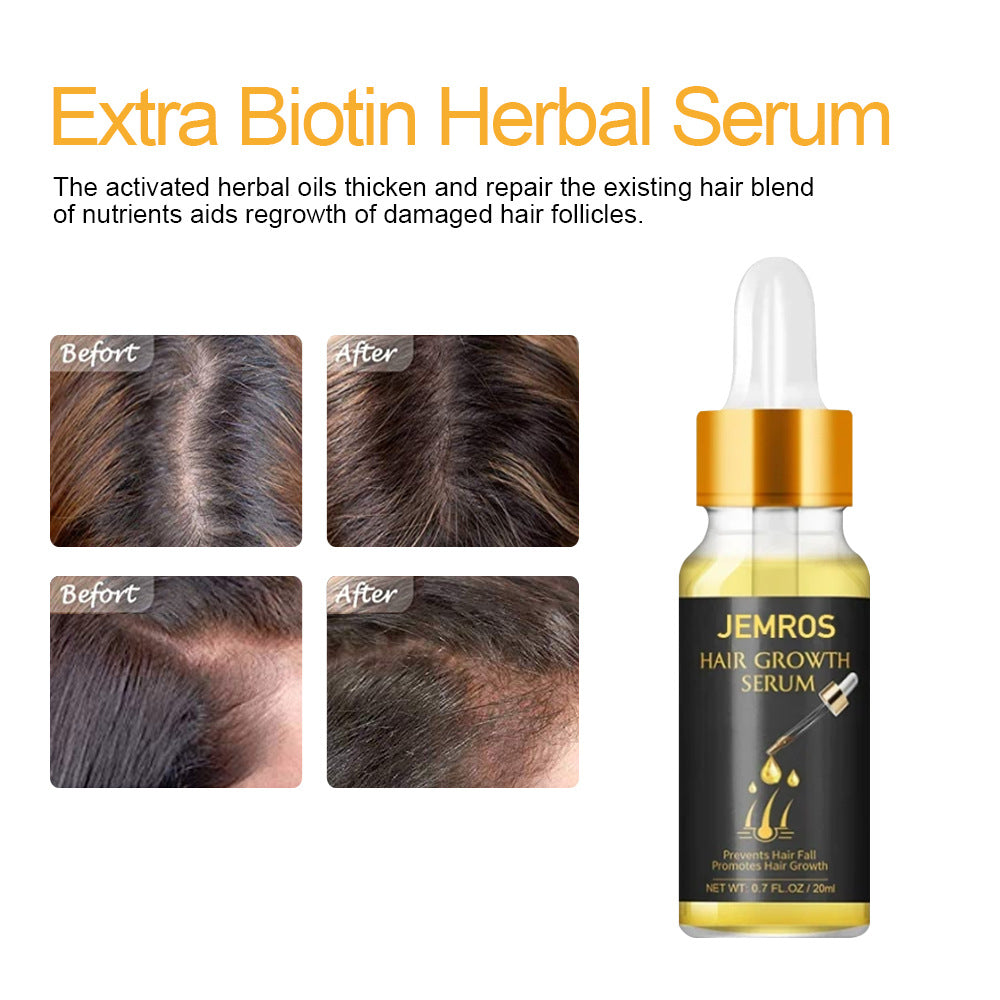 Best Hair Growth Essential Oils & Liquid for Faster Hair Regrowth - Natural Hair Care Treatment for Thicker, Longer Hair - Perfect for Daily Scalp Massage & Nighttime Hair Routine