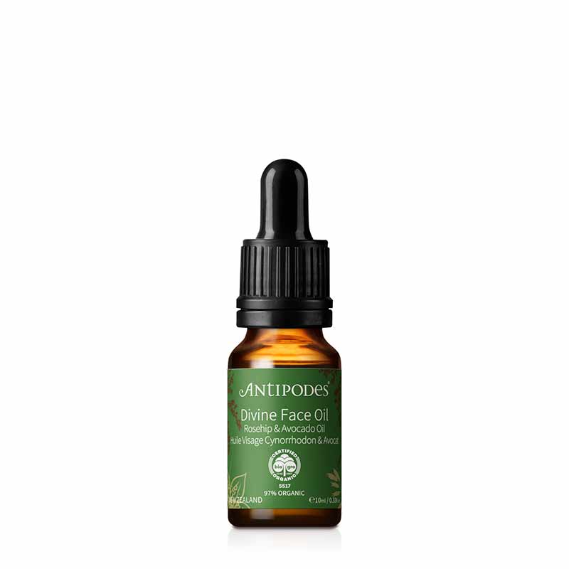 Antipodes Divine Face Oil with Avocado & Rosehip - Travel Size for Hydration & Anti-Aging - Perfect for On-the-Go Skincare & Travel Essentials