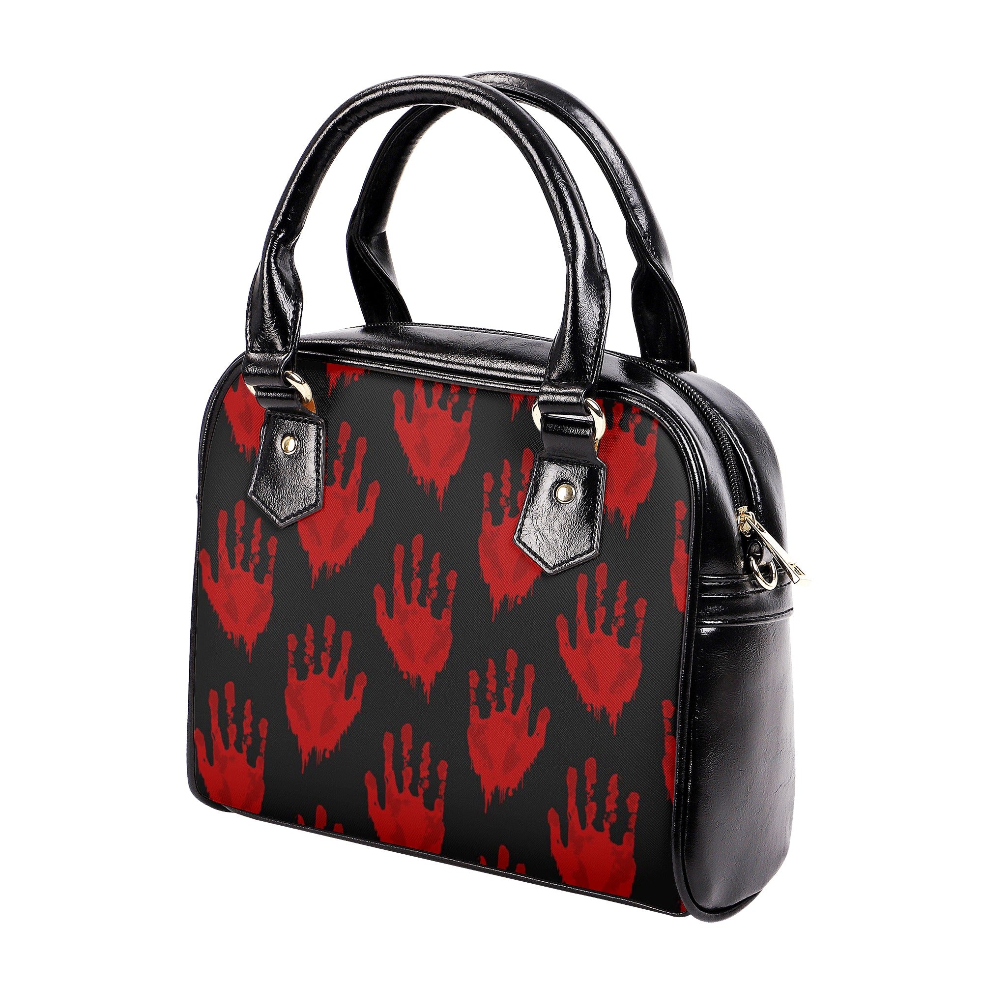 Blood Red Shoulder Handbag for Women - Fashion Crossbody Purse for Daily Use, Work, and Evening Out