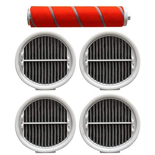 Washable Vacuum Cleaner Filter & Main Roller Brush Kit for F8 Smart Handheld Vacuum - Replacement Parts for Pet Hair, Car & Home Cleaning