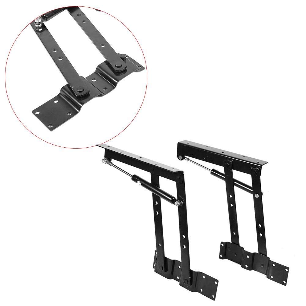 2X Heavy Duty Hydraulic Hinge Coffee Table Lift Mechanism - Top Lifting Frame Hardware for Furniture - Perfect for DIY Projects, Home Office, and Living Room Decor