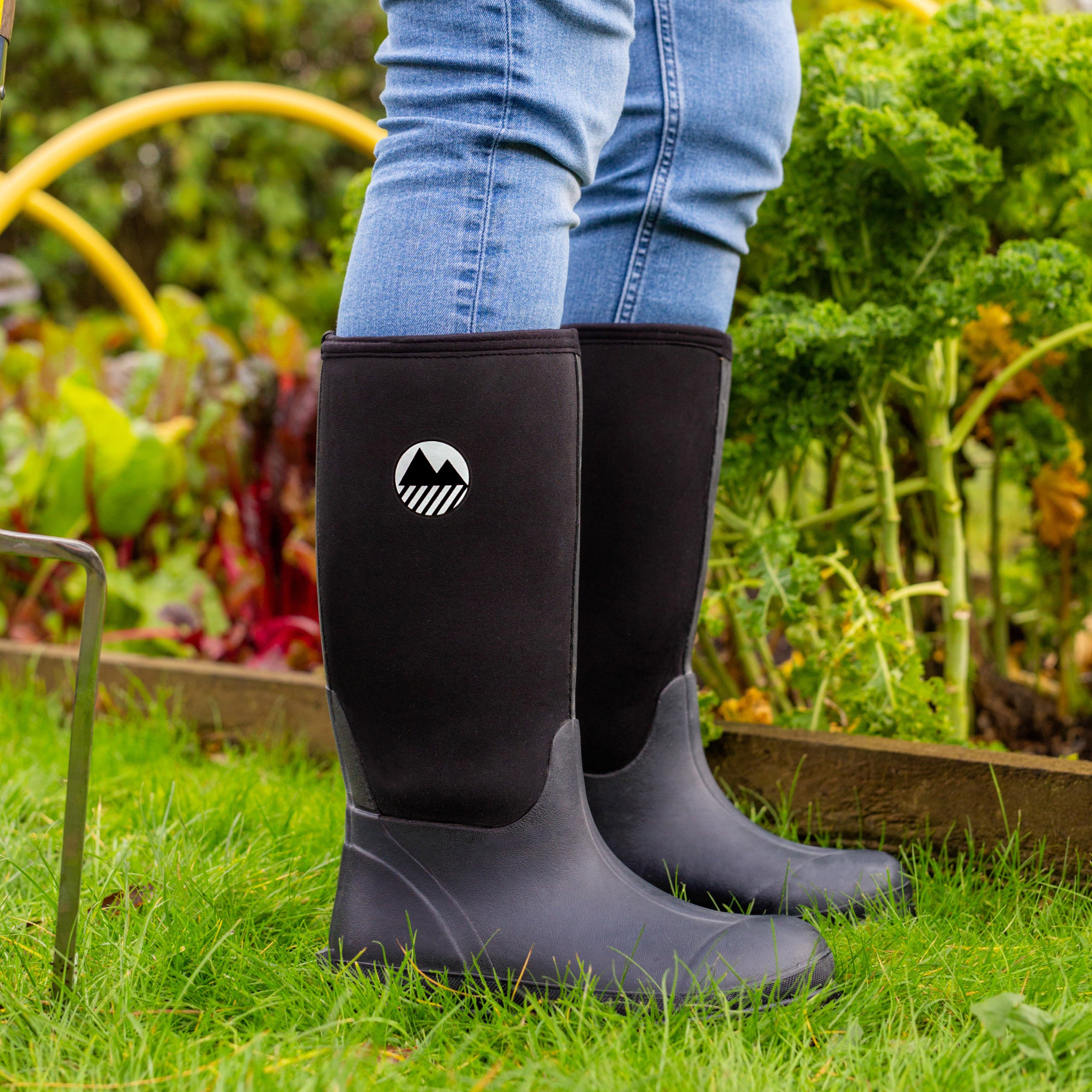 Women's Waterproof Neoprene Wellington Boots - Comfortable Rain Boots for Women - Perfect for Gardening, Hiking & Outdoor Activities