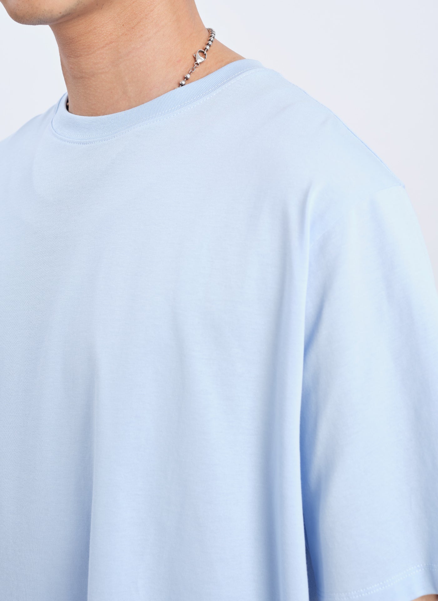 Premium Mercerized Cotton Patch Tee - Soft & Breathable Men's Casual T-Shirt - Perfect for Everyday Wear, Street Style & Layering