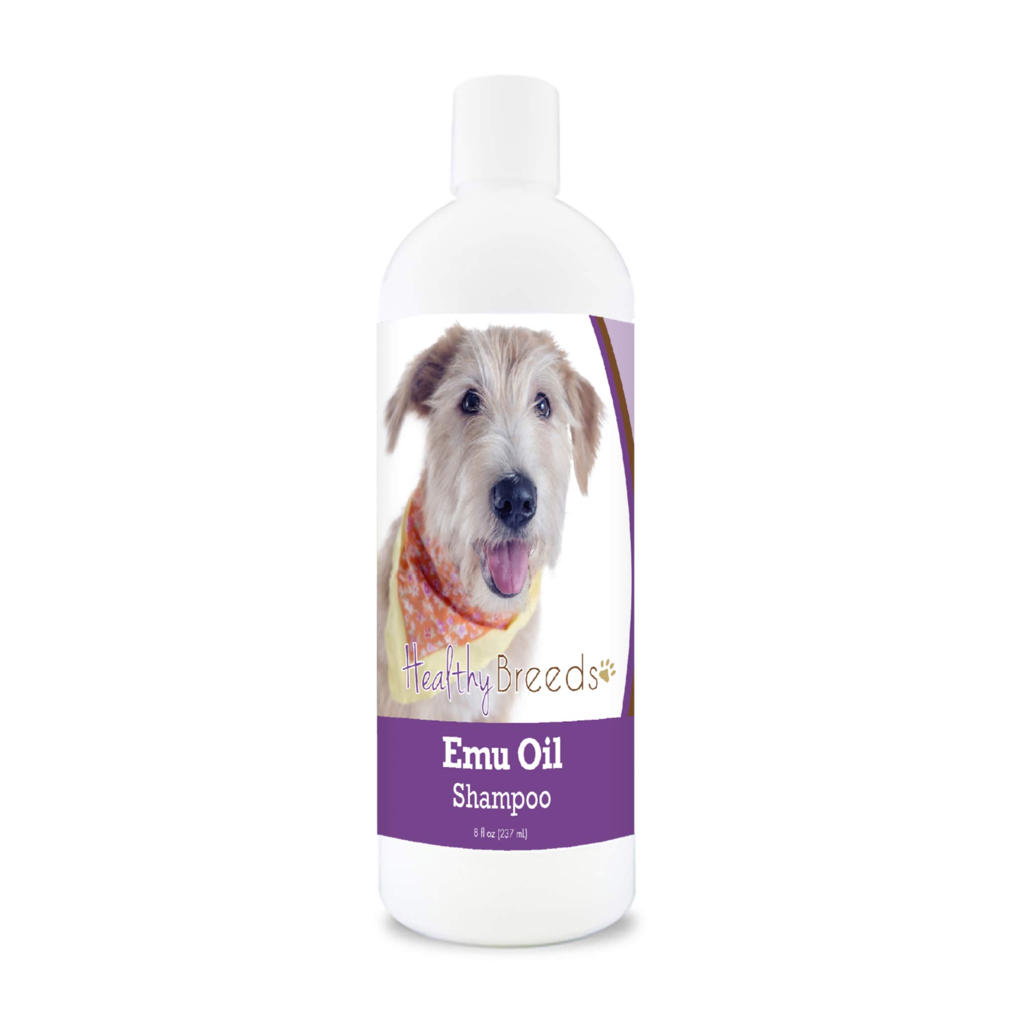Healthy Breeds Glen of Imaal Terrier Emu Oil Shampoo for Dogs - 8 oz Natural Moisturizing & Soothing Formula - Perfect for Dry Skin & Coat Care at Home or Professional Grooming