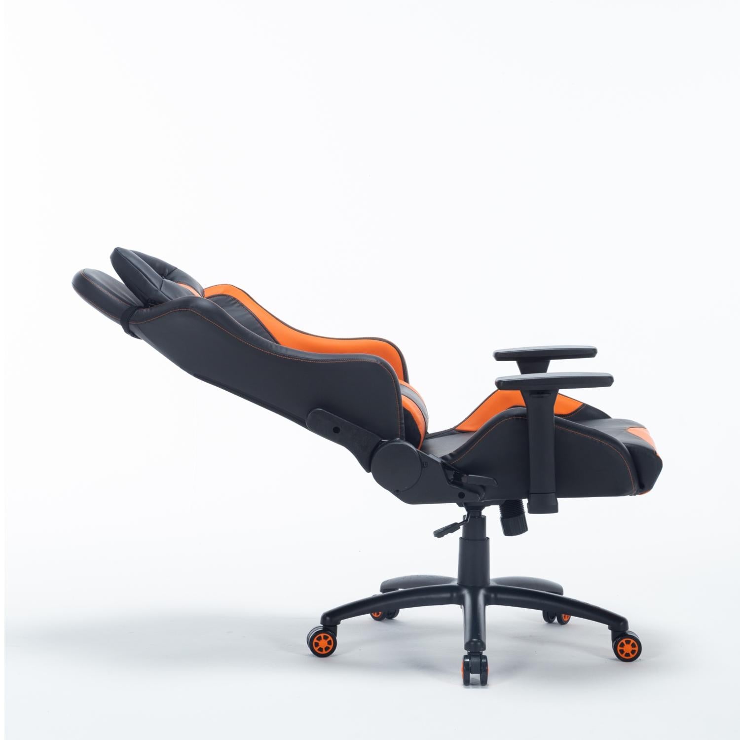 PRO X Series 6060 Ergonomic Gaming Chair - Black & Orange - High Back Racing Style with Lumbar Support for PC, Console & Office Use