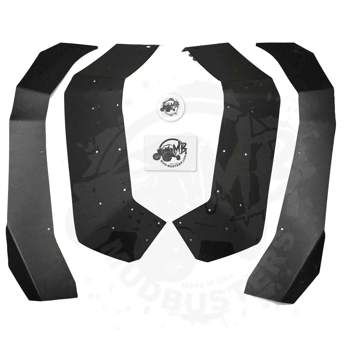 Super Max Coverage Fender Flares for Yamaha Wolverine RMAX4 1000 Models - Heavy Duty UTV Protection for Off-Road Adventures & Mud Riding