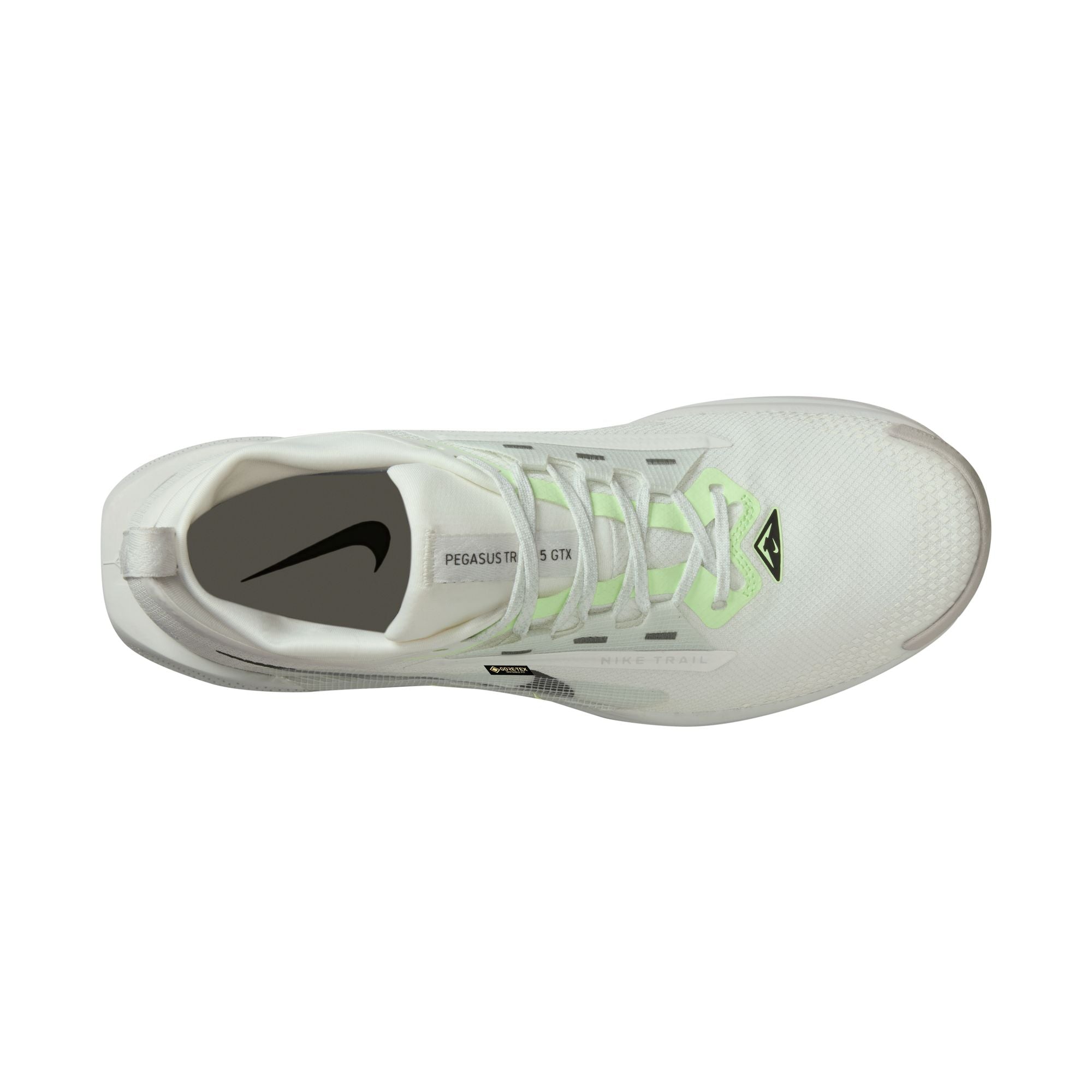 Nike Men’s React Pegasus Trail 5 GORE-TEX Running Shoes - Waterproof Trail Runners for Hiking & Outdoor Adventures (Summit White/Sequoia Light Silver)