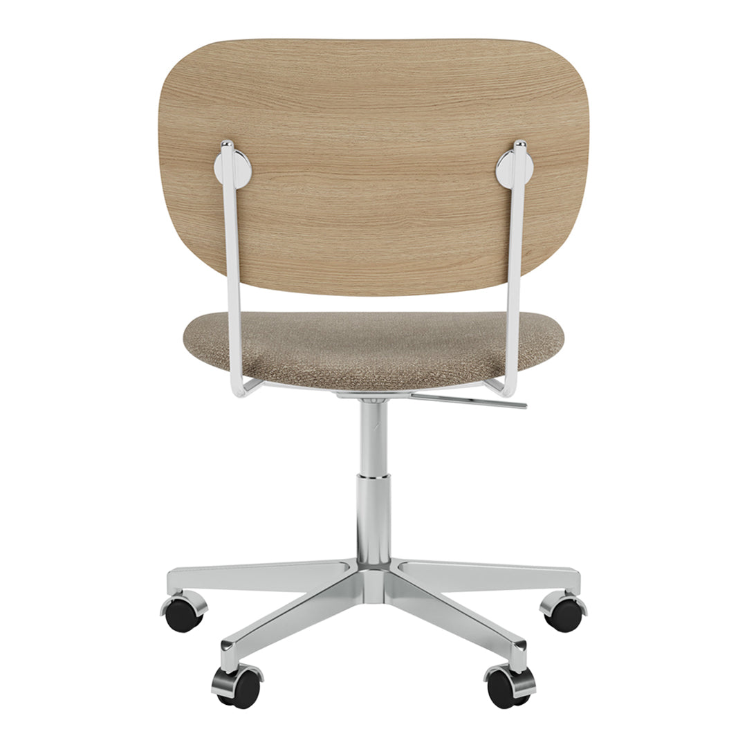 Ergonomic Office Chair with Padded Seat, Swivel Base & Smooth-Rolling Casters - Perfect for Home Office, Gaming & Workspace Comfort