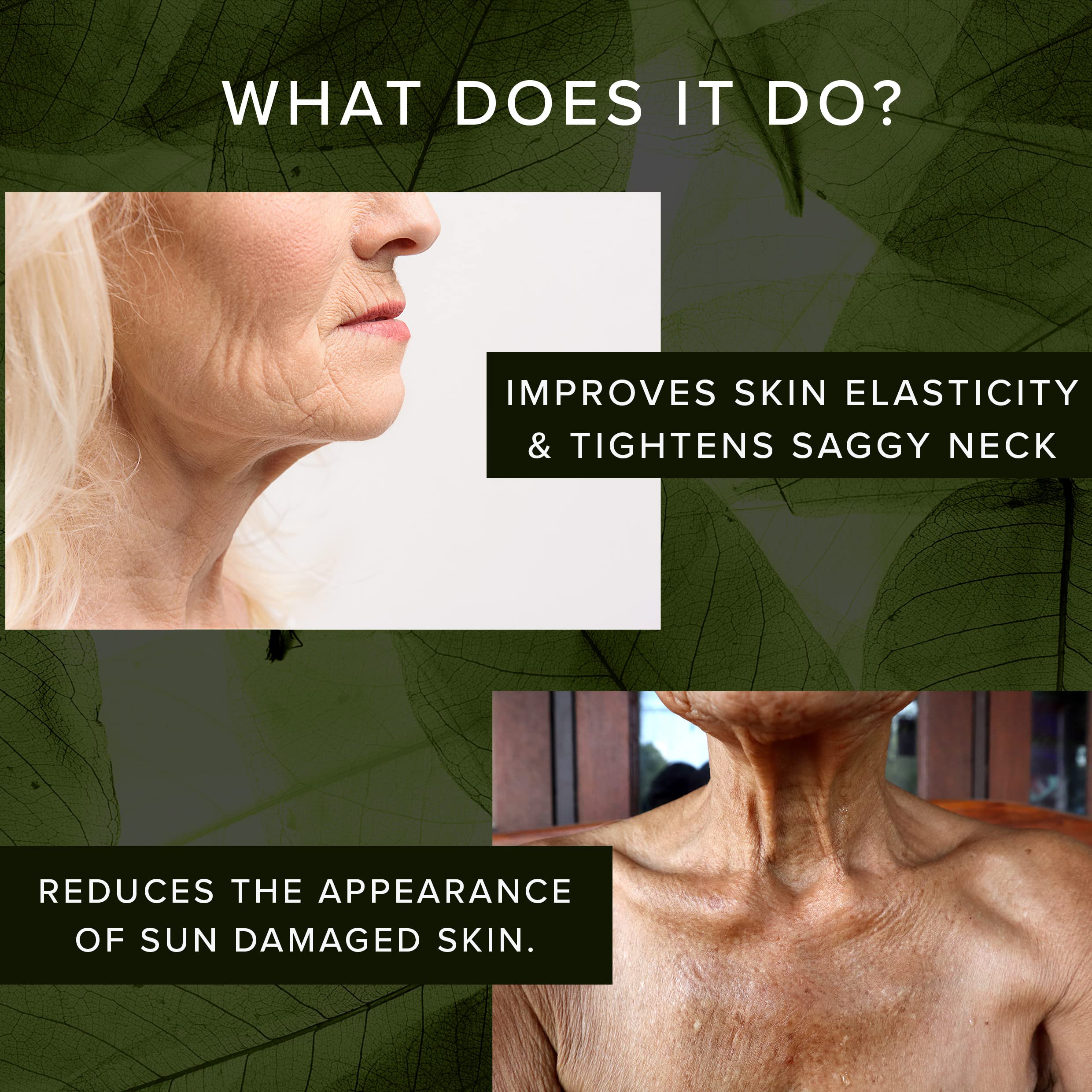 Best Plant Collagen Night Serum for Anti-Aging & Skin Rejuvenation - Hydrating Facial Treatment for Wrinkles & Fine Lines - Perfect for Nighttime Skincare Routine