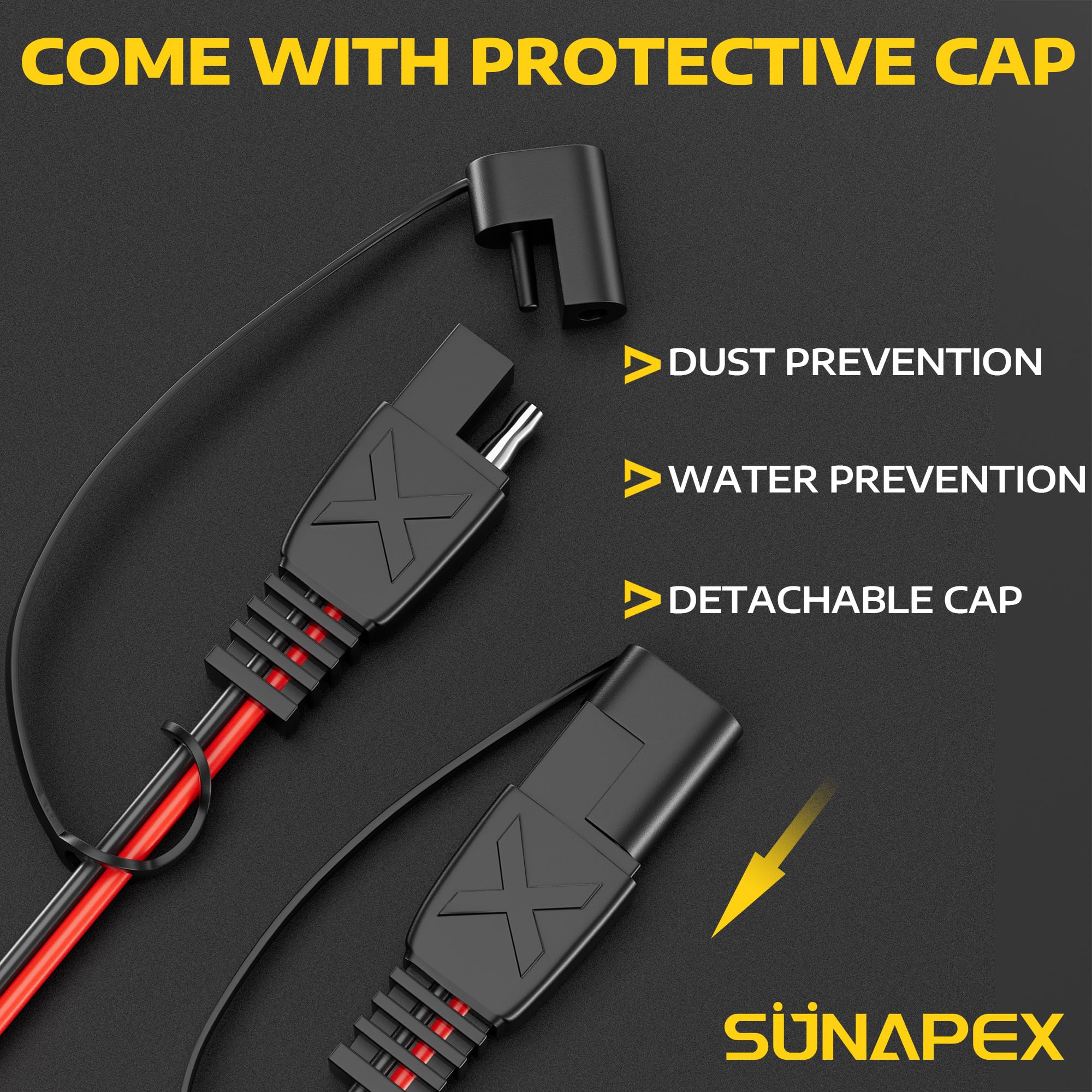 1.8W Solar Battery Charger with 30FT Extension Cable - Portable Solar Panel for Outdoor Camping, Hiking, Emergency Power Supply