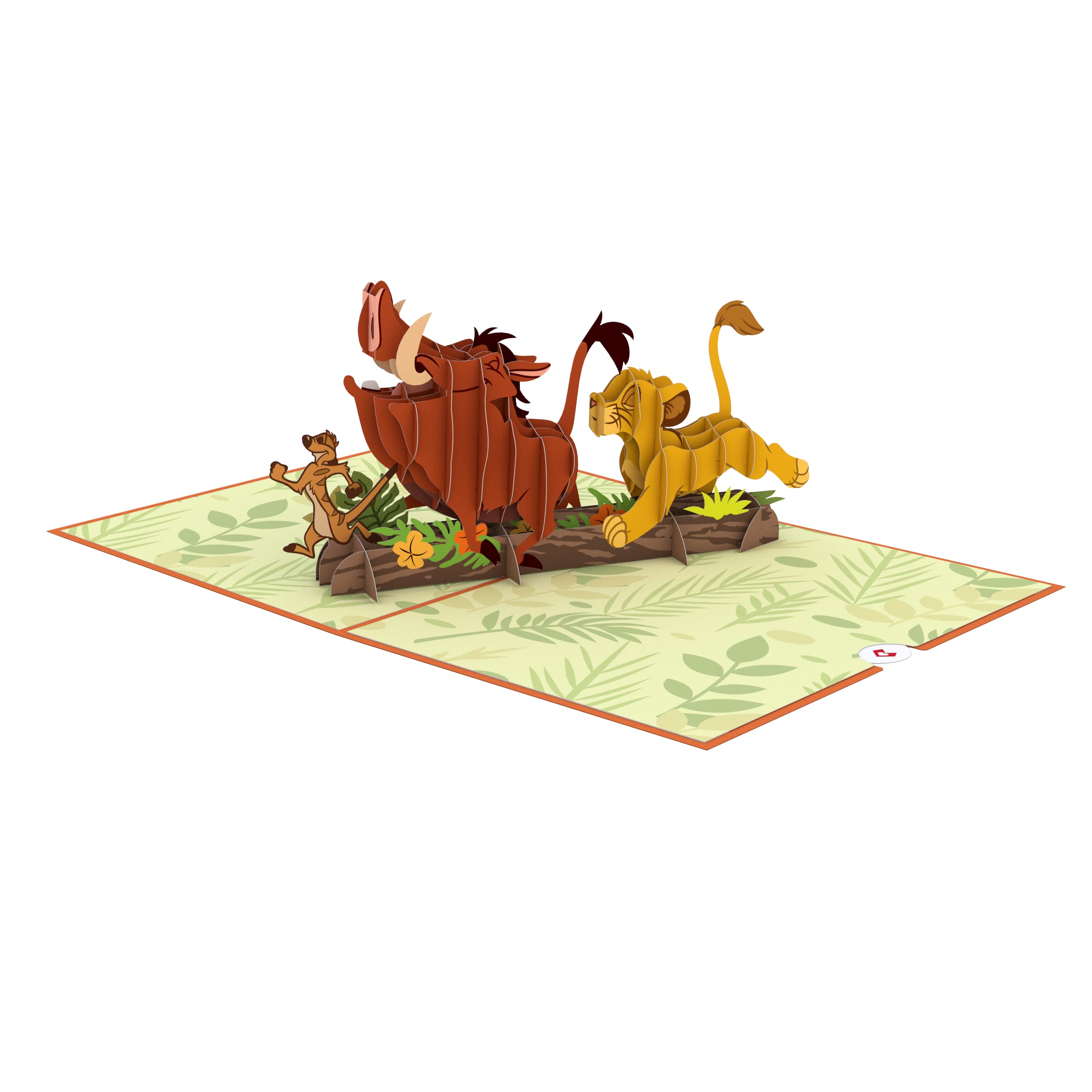 Disney The Lion King Wild Birthday Pop-Up Greeting Card - Handcrafted 3D Pop Up Card for Birthday Gifts - 5x7 Inch Premium Greeting Card for Kids, Adults, Disney Fans - Perfect for Birthdays, Anniversaries & Special Occasions