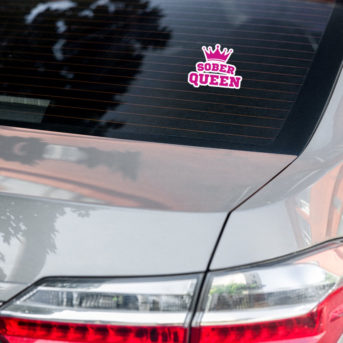 Sober Queen Bubble-Free Vinyl Sticker - Waterproof & Durable Decal for Laptops, Water Bottles & DIY Crafts - Perfect for Home, Office & School Decor