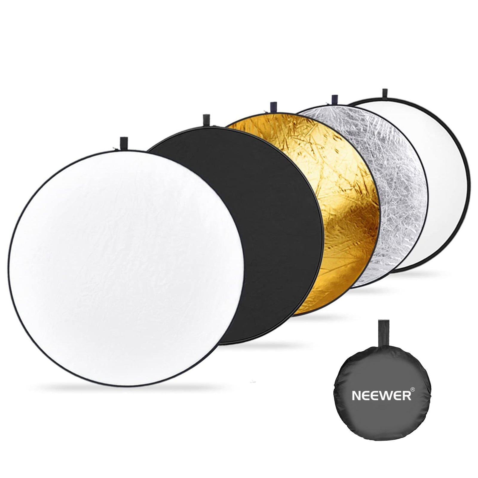 NEEWER 5-in-1 Collapsible Light Reflector for Photography - 40
