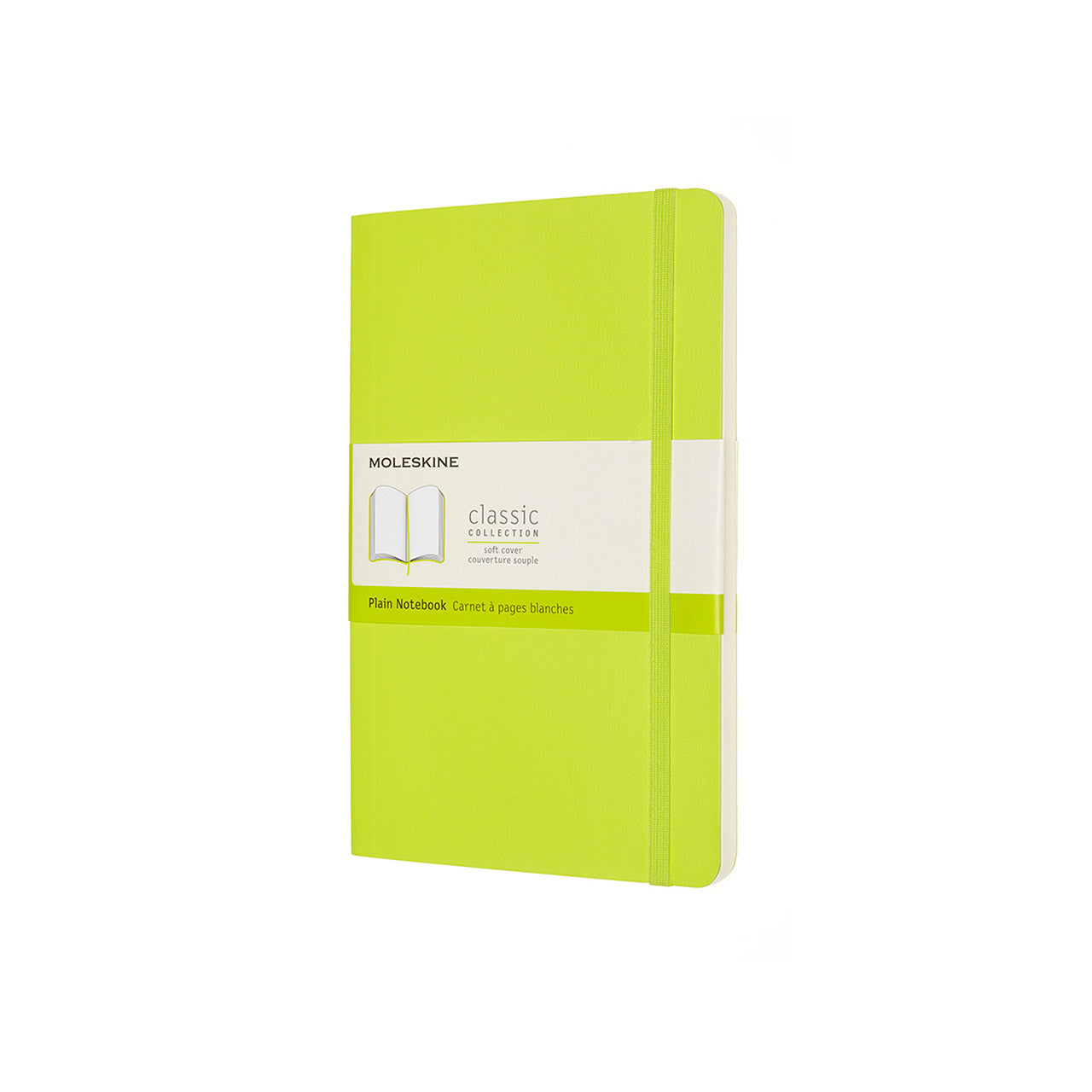 Classic Large Soft Cover Notebook - Lined Journal for Writing, Note Taking & Sketching - Lemon Green - Perfect for School, Office & Travel