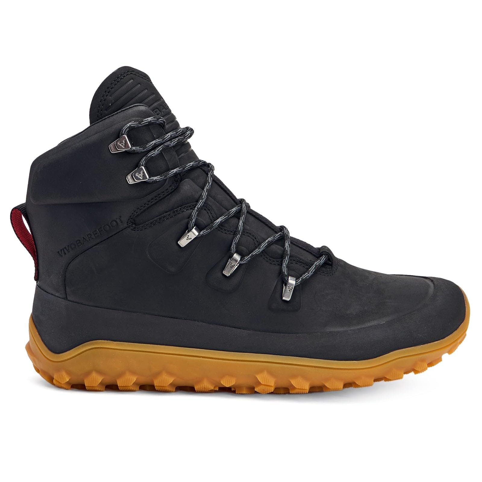 Vivobarefoot Tracker Leather Hiking Boots - Waterproof & Lightweight for All Terrains | Wide Fit Barefoot Shoes for Outdoor Adventures