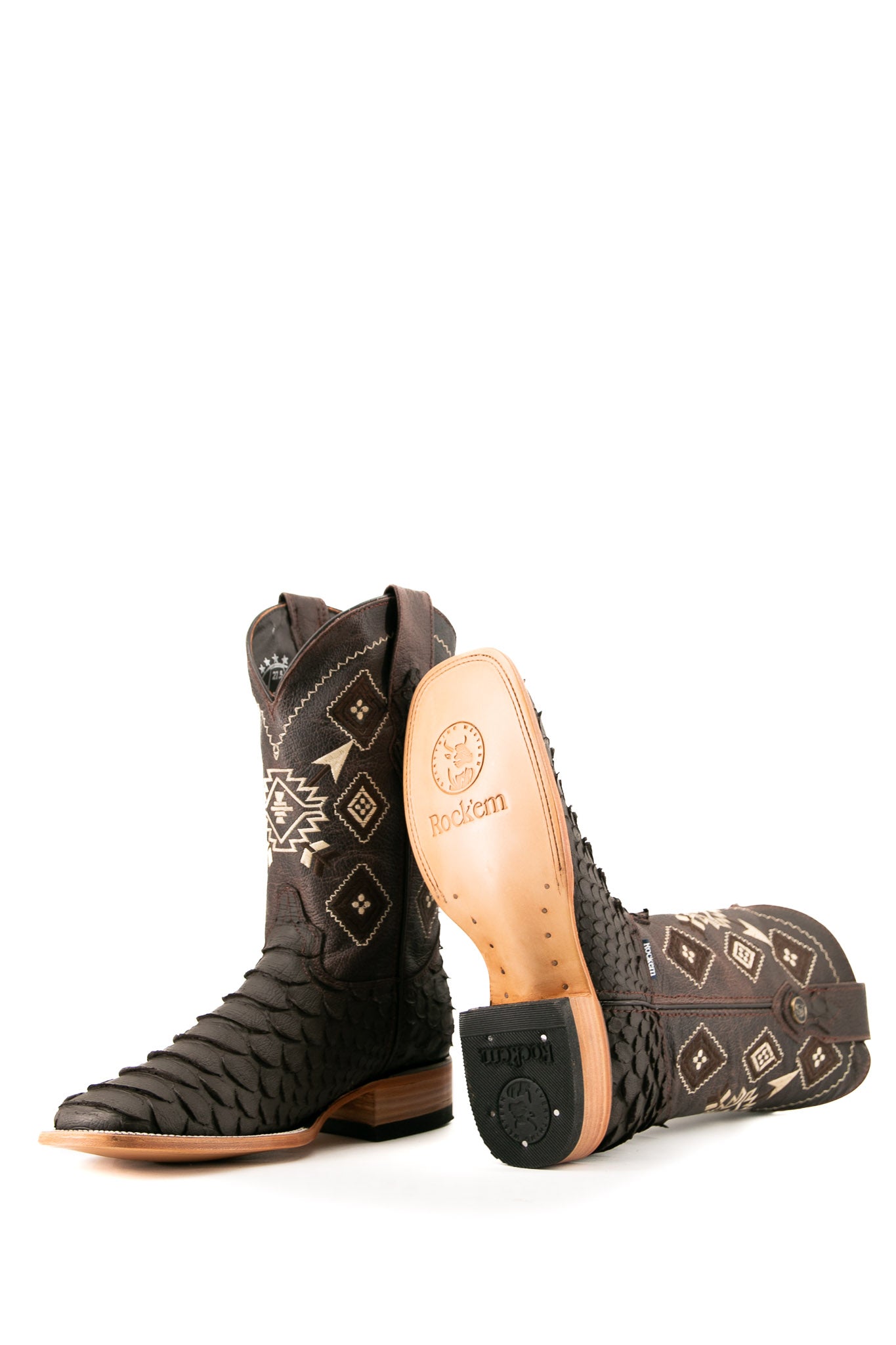 Python Matte Square Toe Cowboy Boots for Women - Western Style Ankle Booties with Pointed Toe - Perfect for Country Rodeo, Line Dancing & Casual Outfits